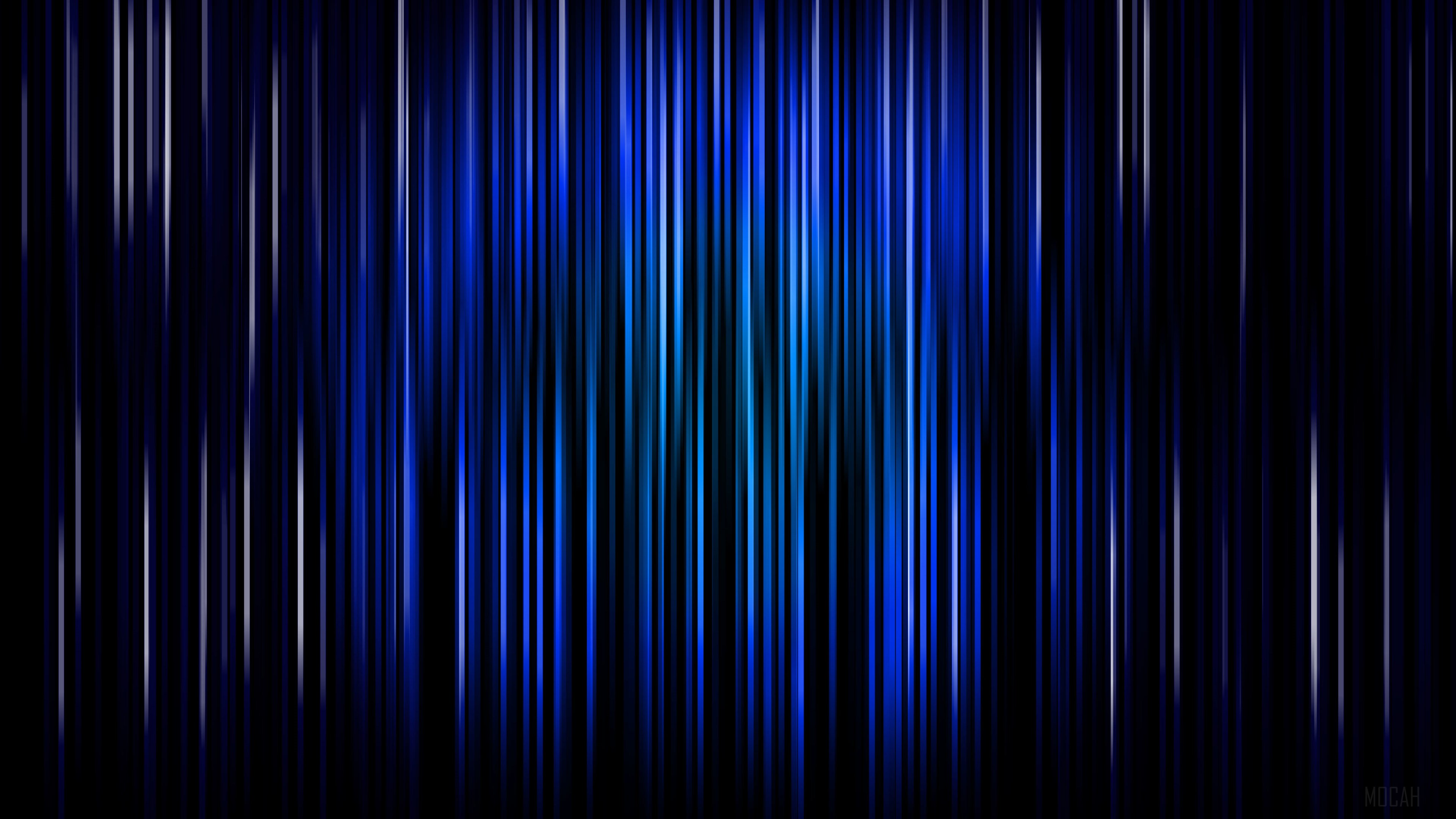 Abstract blue and white vertical lines 4K HD Wallpaper