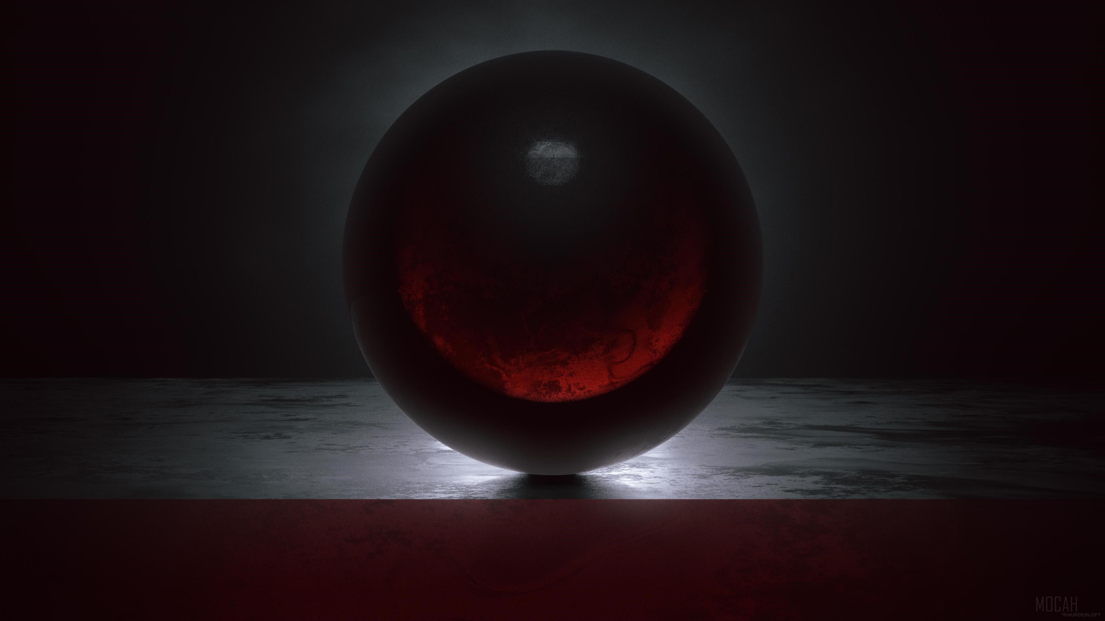 Abstract Sphere 4K HD Wallpaper