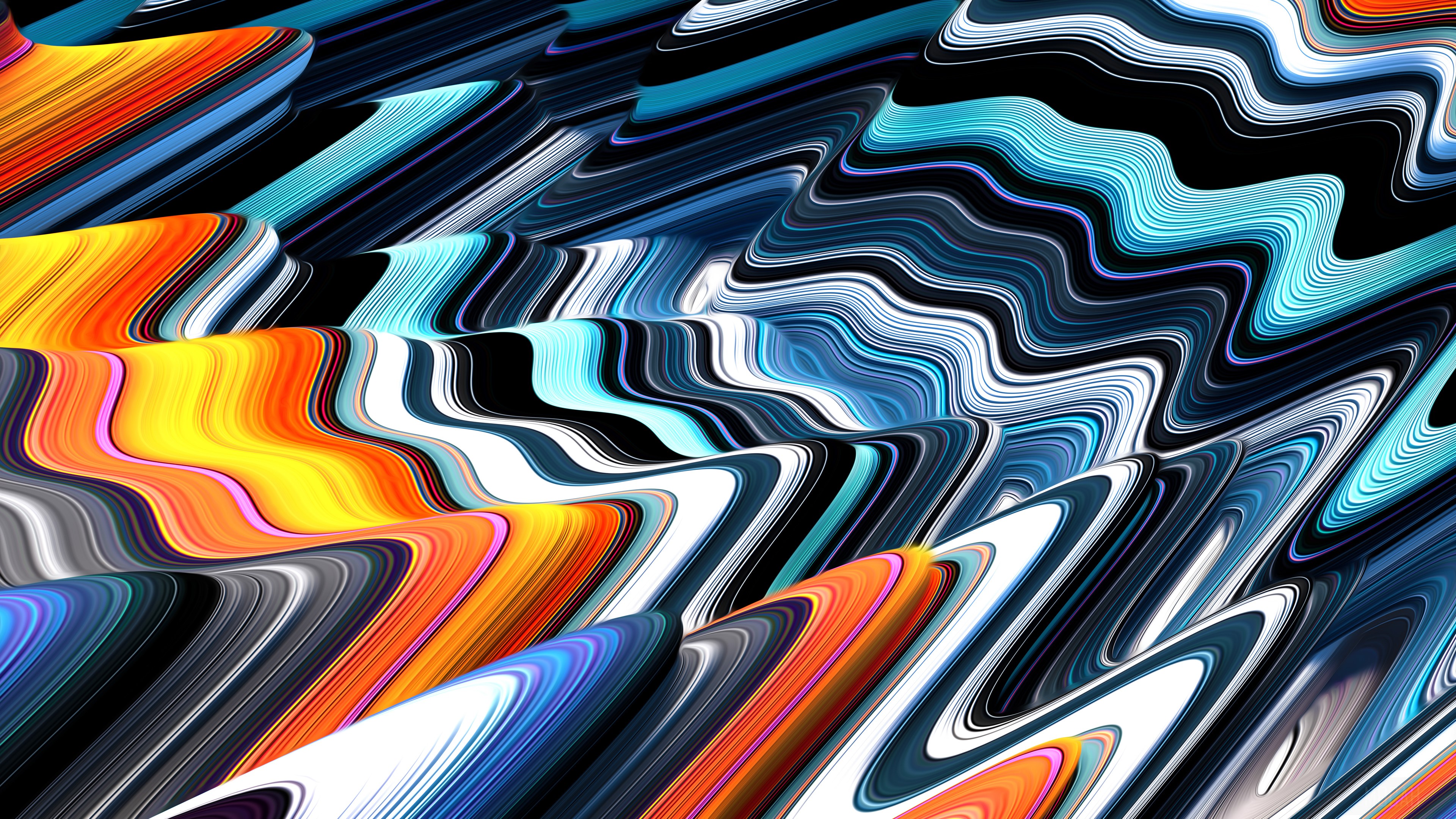 Colorful Abstract Illustration 4K HD Wallpaper