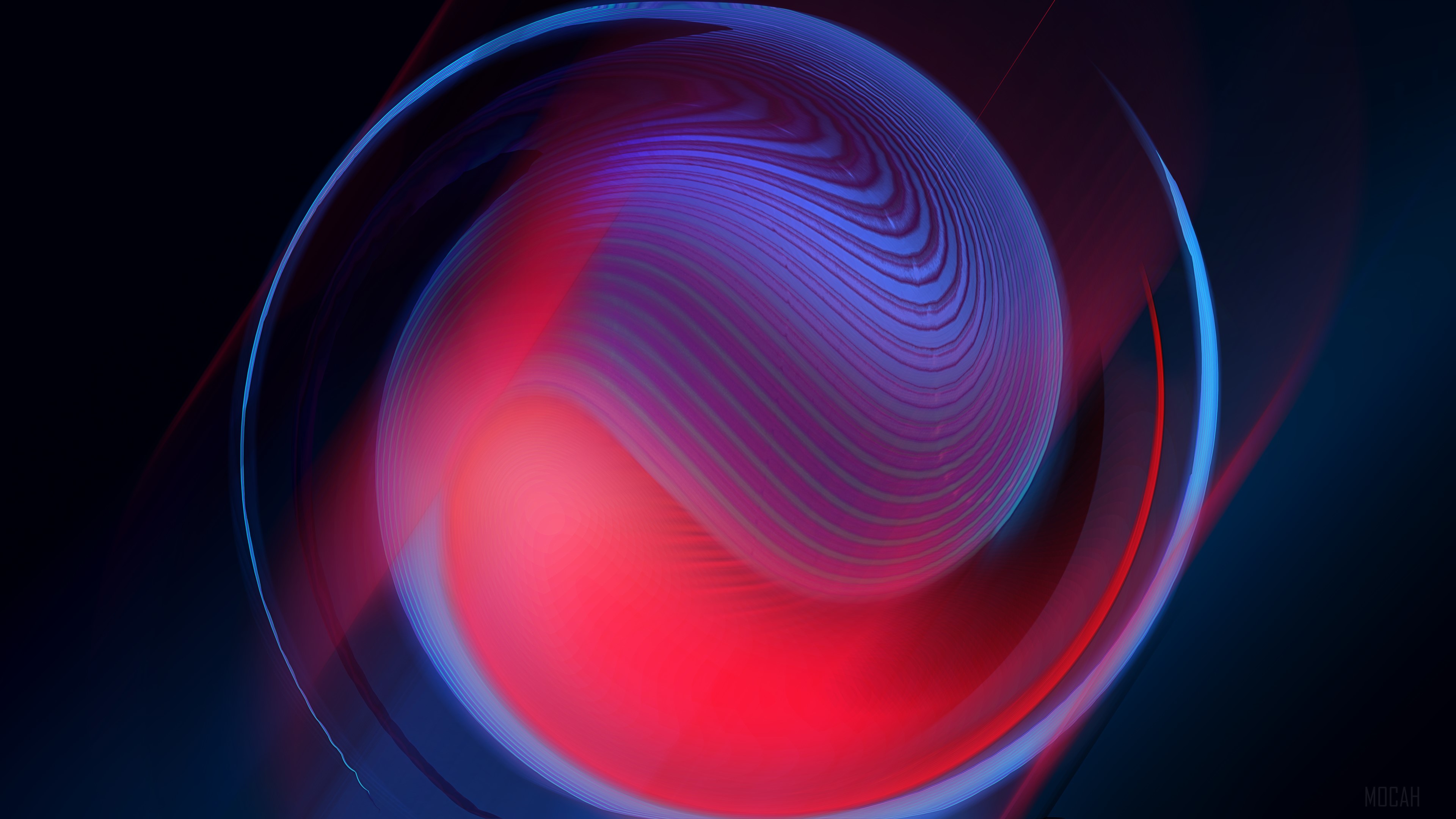 Abstract Sphere 4K HD Wallpaper