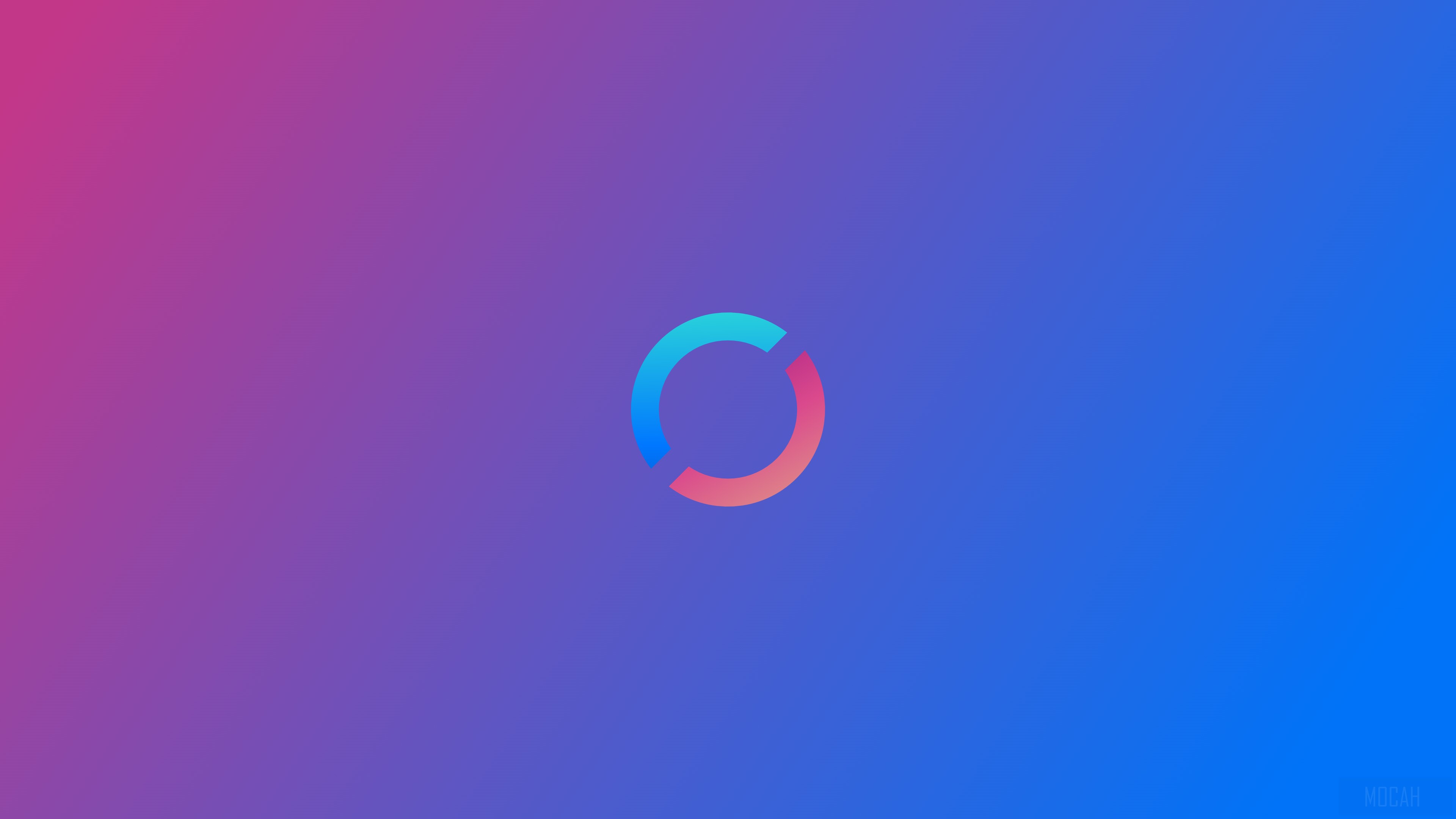 Refresh Logo Minimalism HD Wallpaper