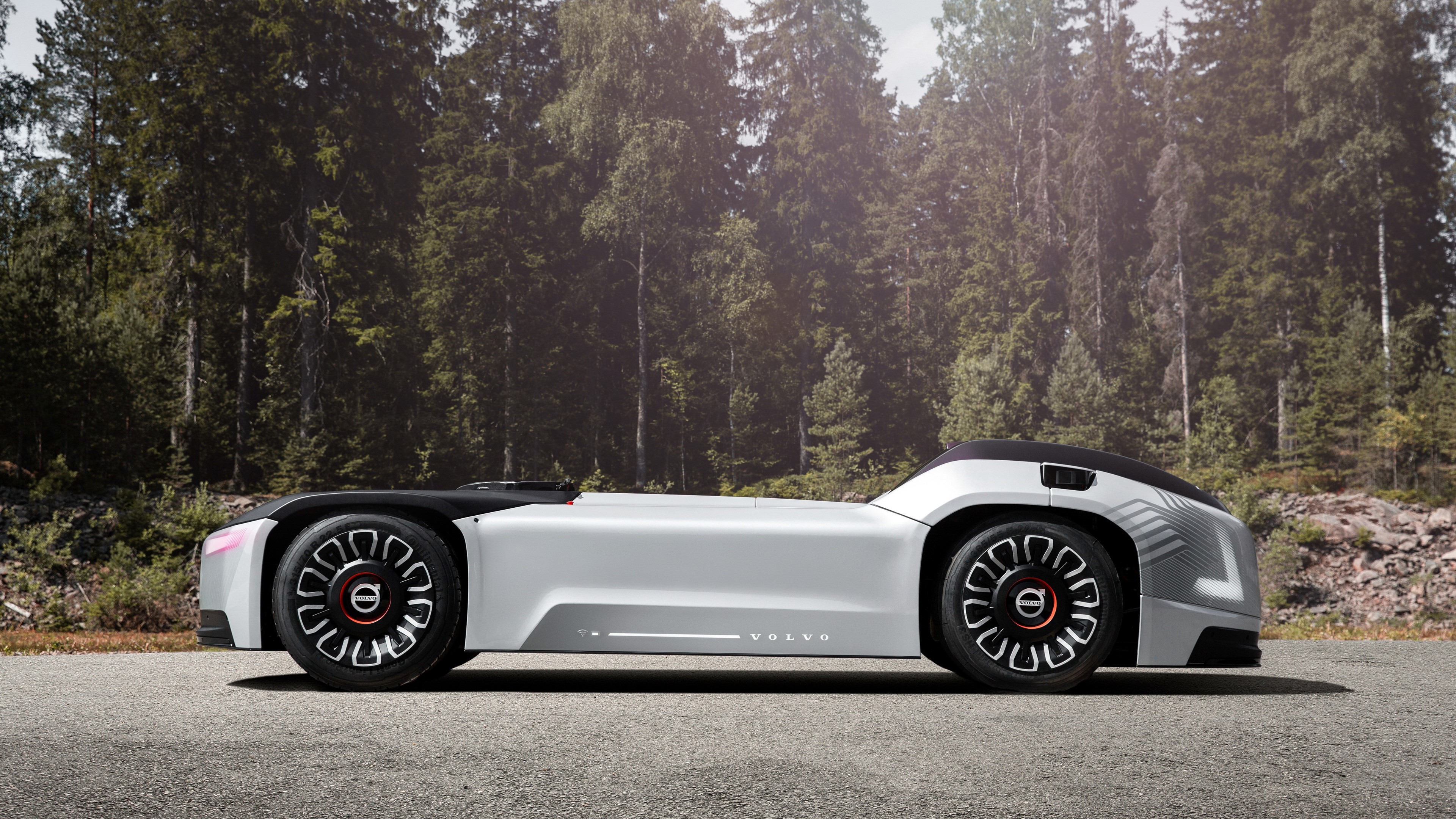 Volvo Vera autonomous truck 4K side view HD Wallpaper