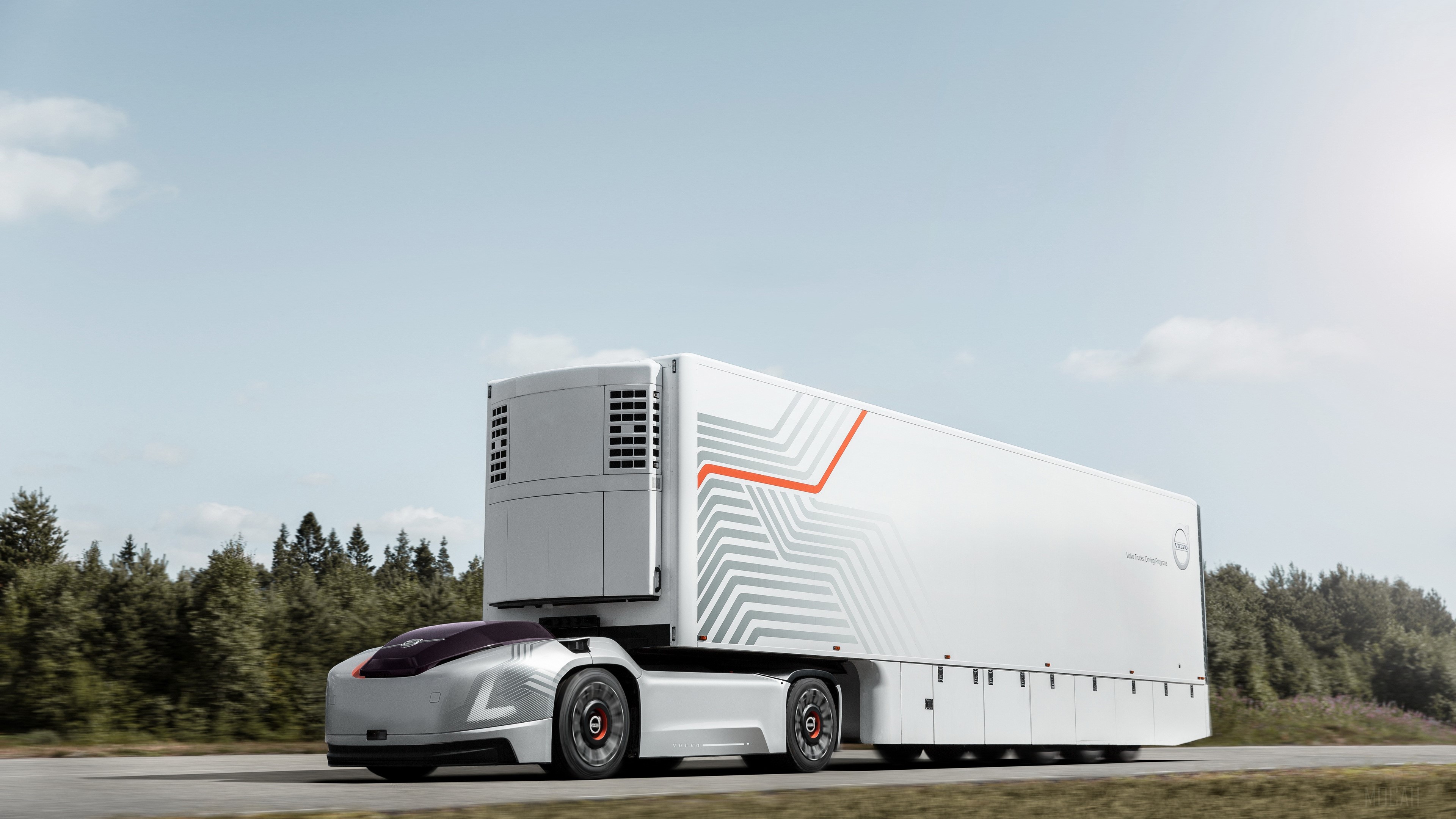 Volvo Vera autonomous truck 4K HD Wallpaper