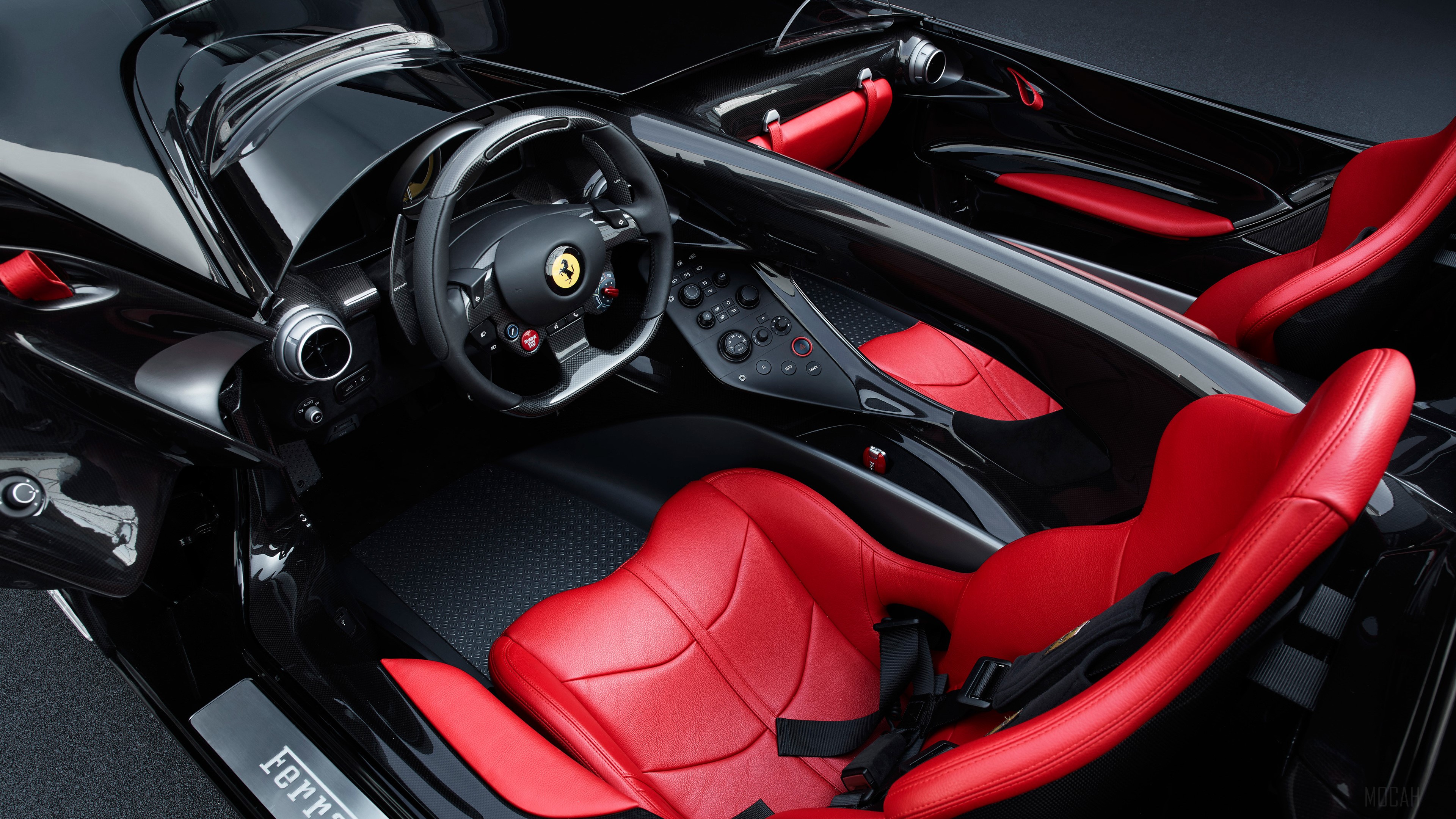 Ferrari Monza SP2 2018 Interior HD Wallpaper