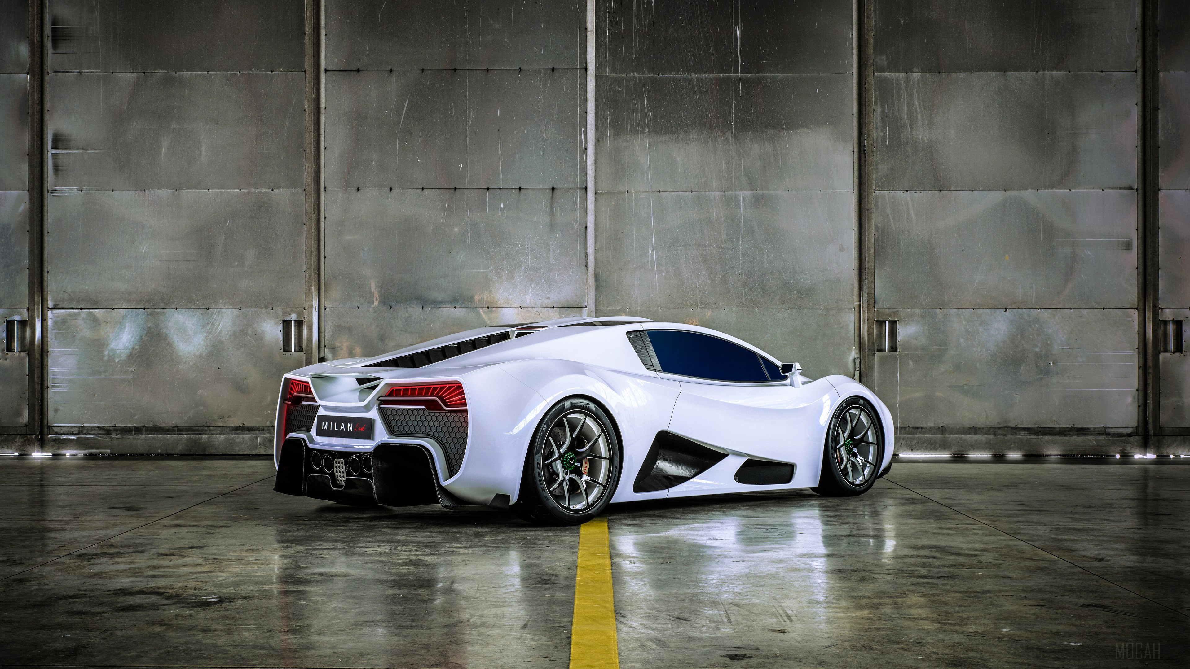 Milan Red 2018 Rear HD Wallpaper