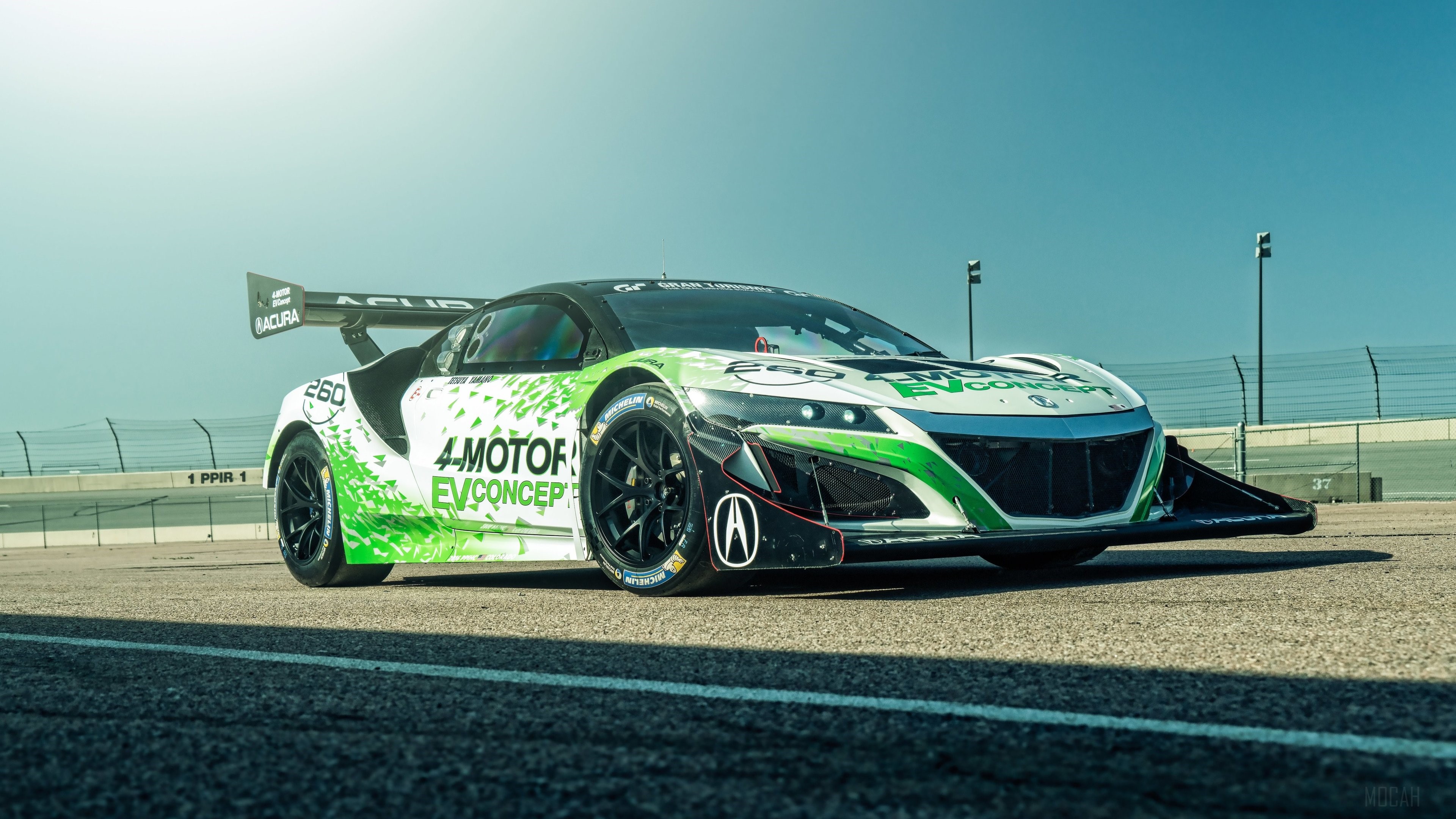 2019 Acura NSX Pikes Peak EV Concept Race Car HD Wallpaper