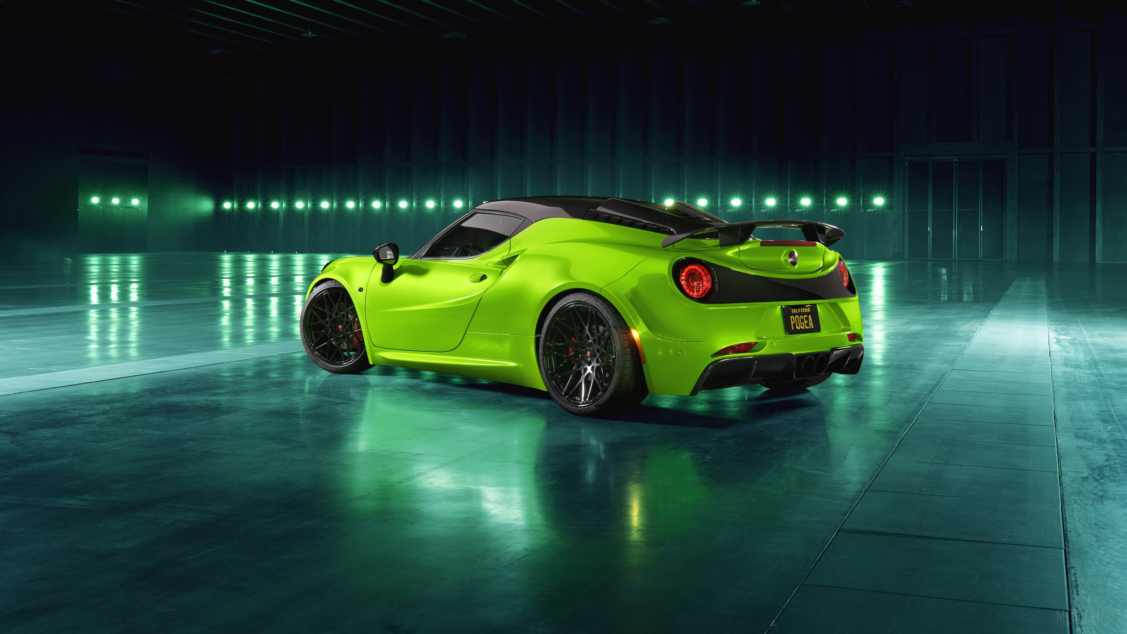 Pogea Racing Centurion Green Arrow 4K HD Wallpaper