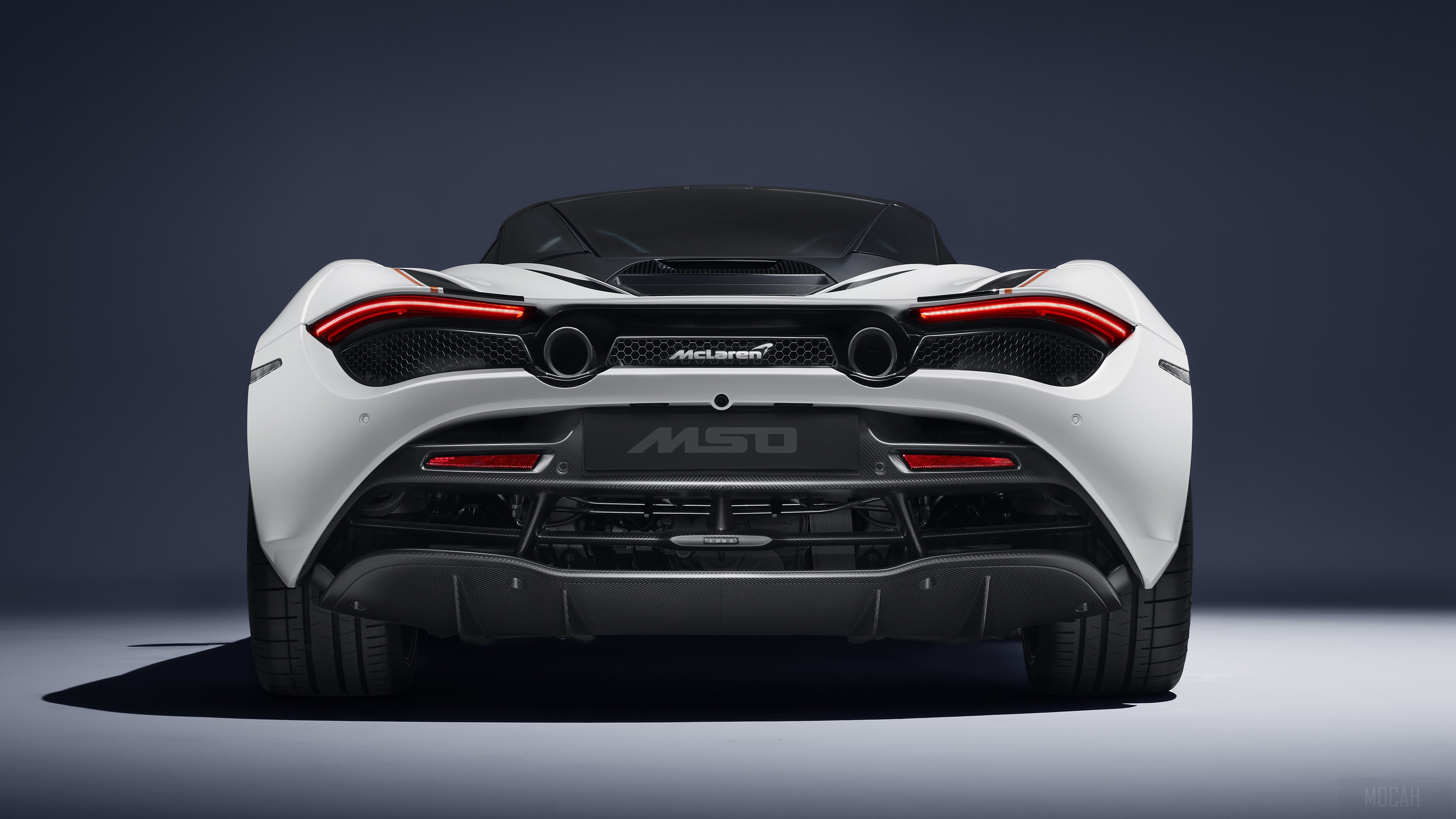 McLaren 720S MSO Track Theme 2018 Rear 4K HD Wallpaper