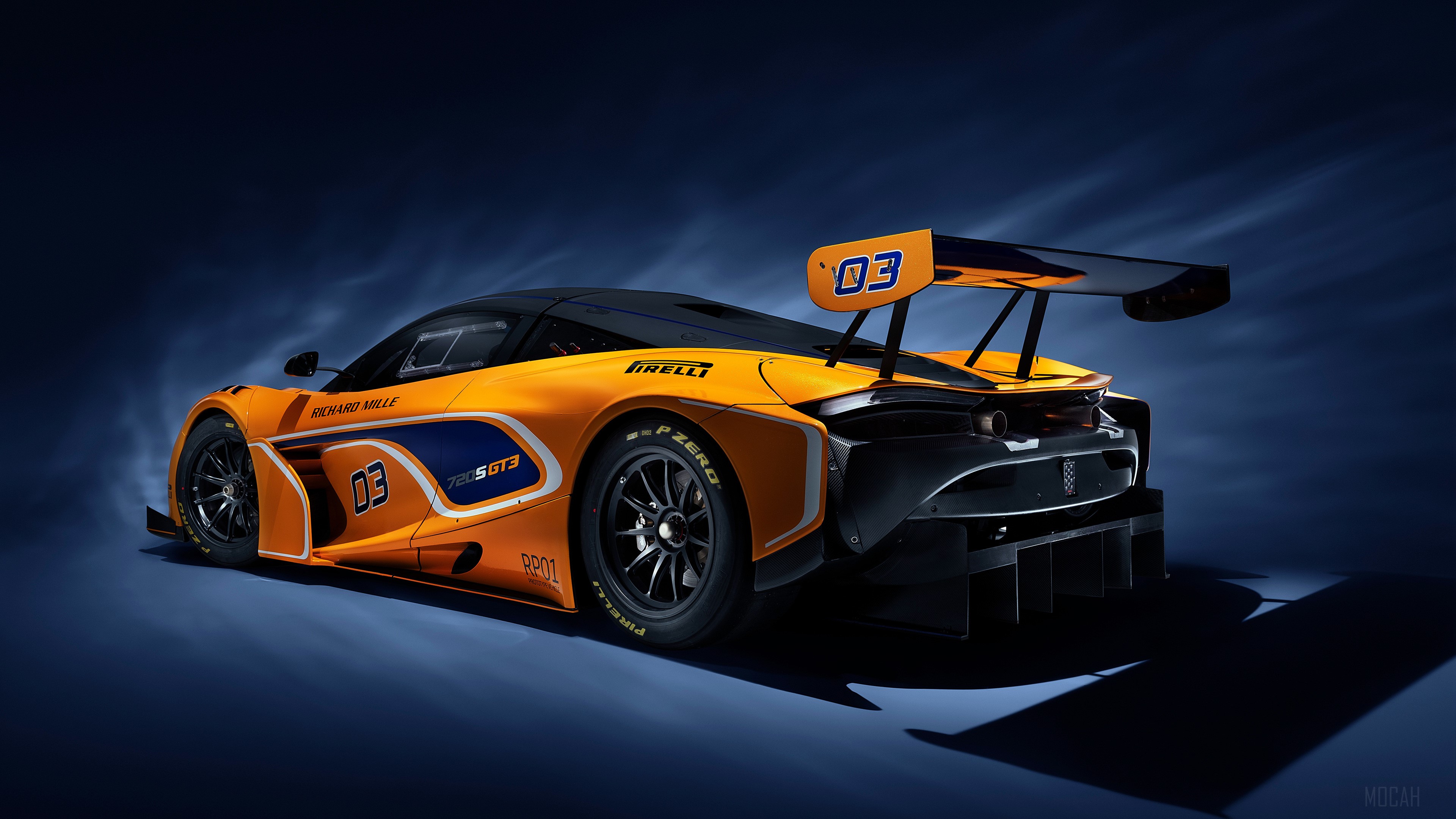 McLaren 720S GT3 2019 Race Car Rear 4K HD Wallpaper