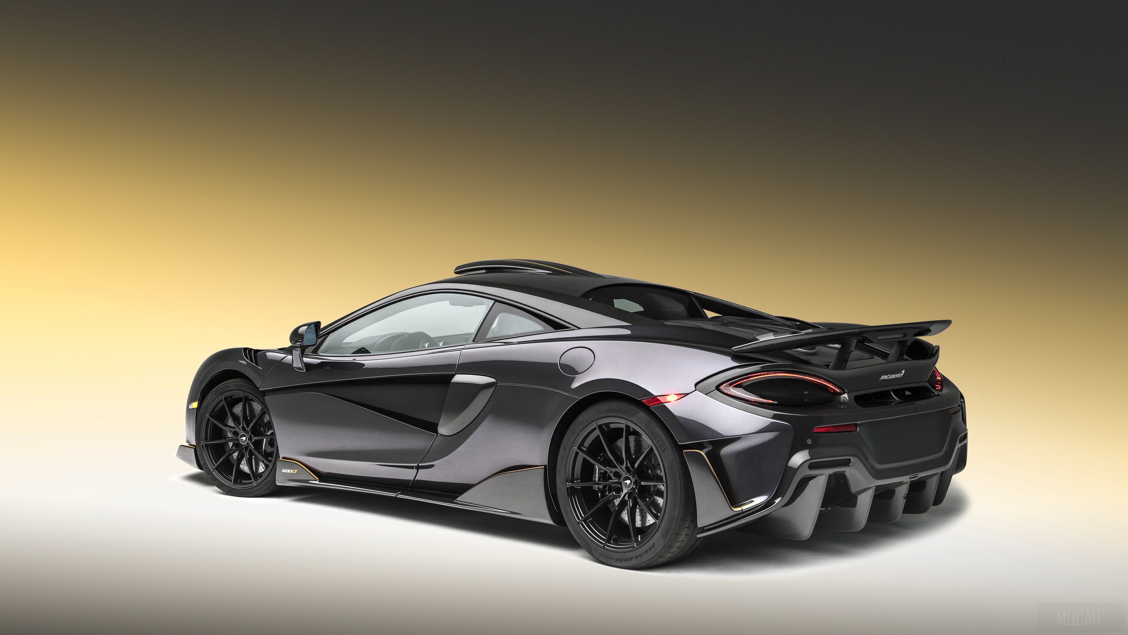 2018 McLaren 600LT Rear View HD Wallpaper
