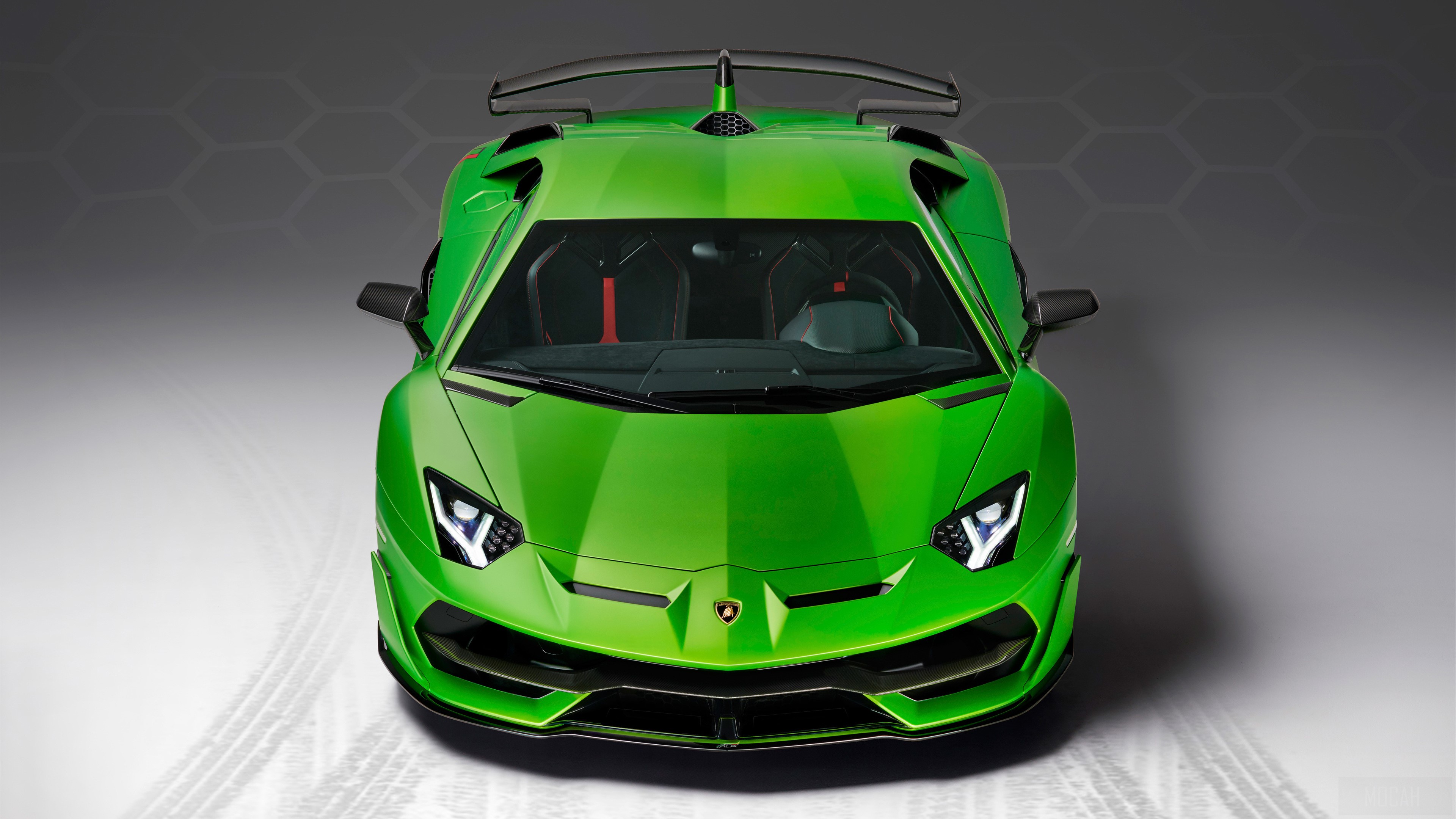 2018 Lamborghini Aventador SVJ Front HD Wallpaper
