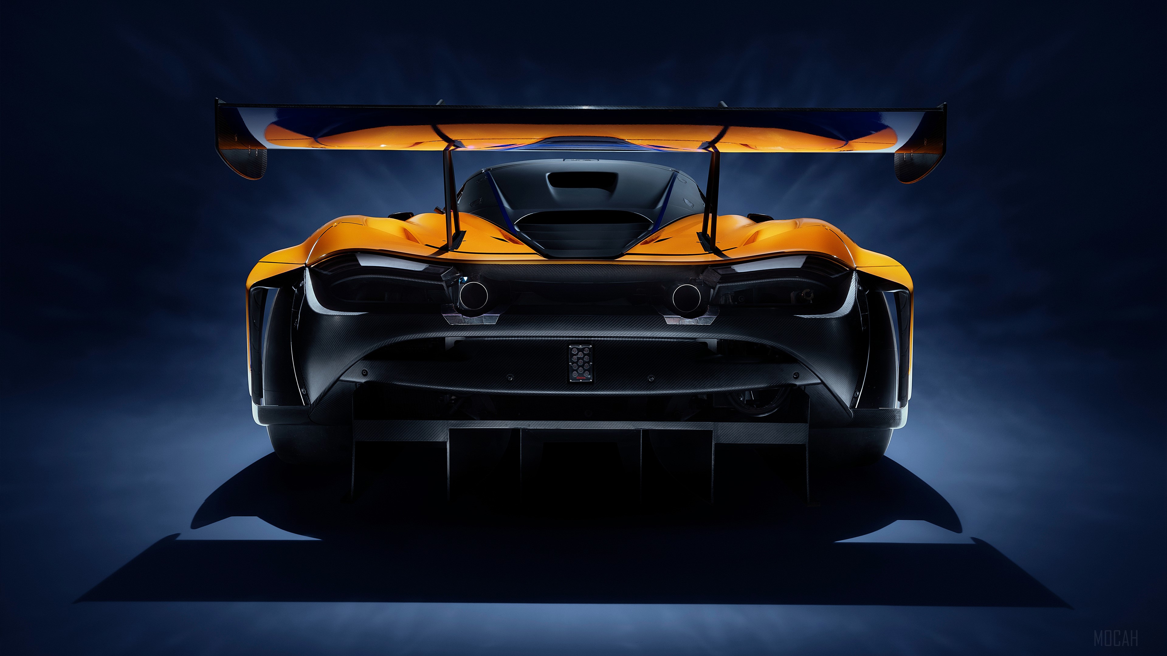 McLaren 720S GT3 2019 Rear View HD Wallpaper