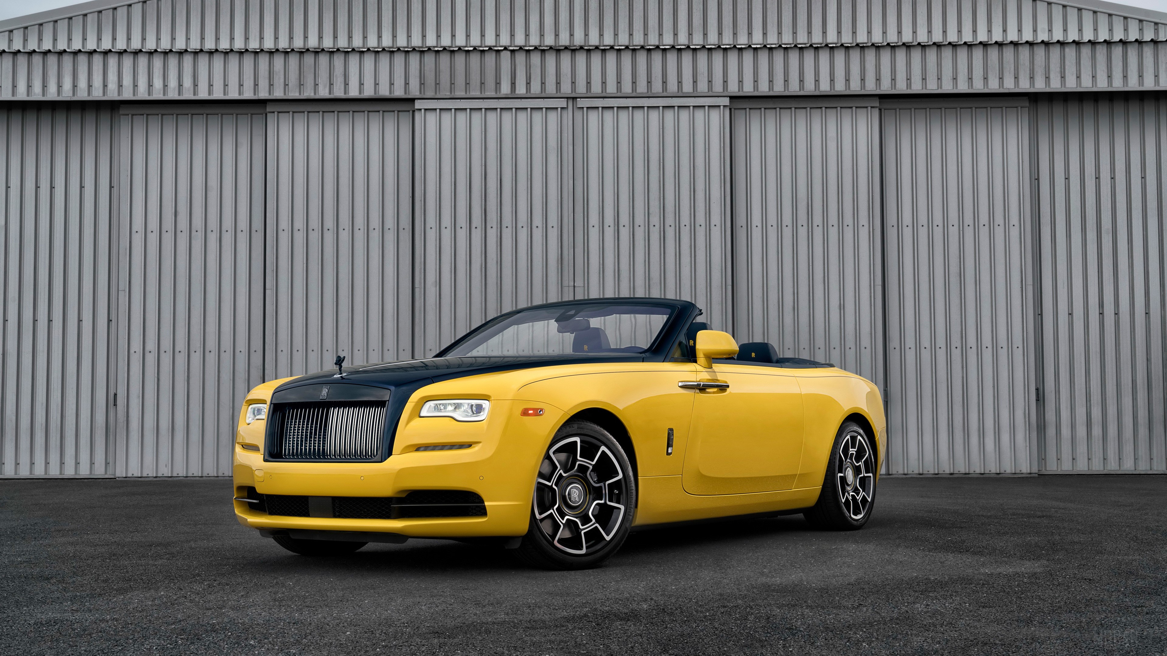 Rolls Royce Dawn Black Badge by Benjamin Treynor Sloss 4K HD Wallpaper