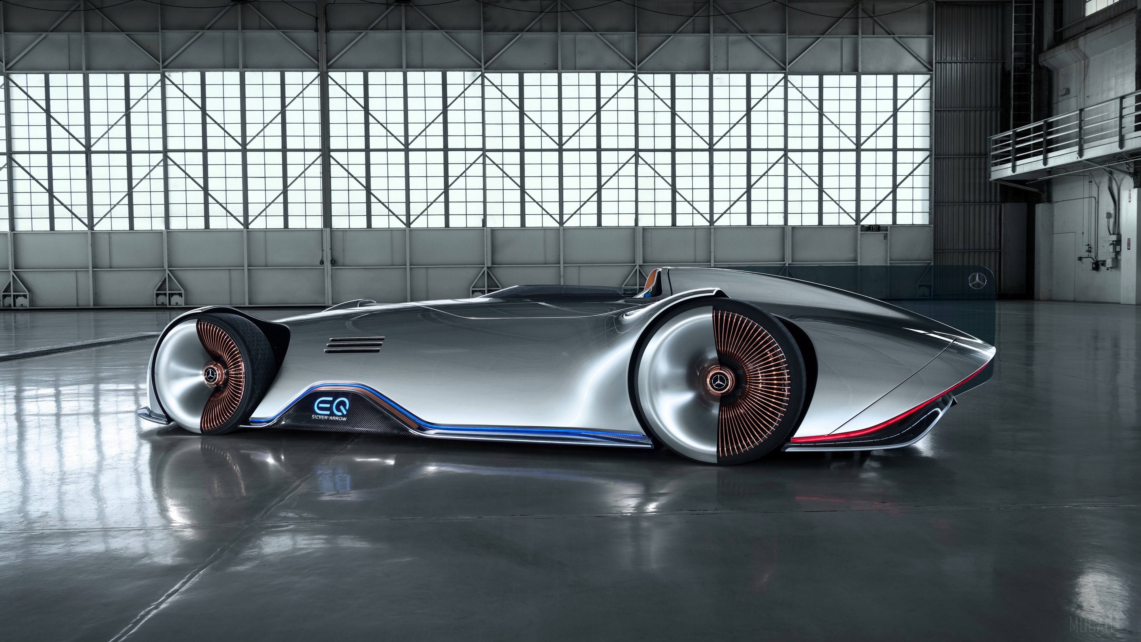 2018 Mercedes-Benz Vision EQ Silver Arrow 4K HD Wallpaper