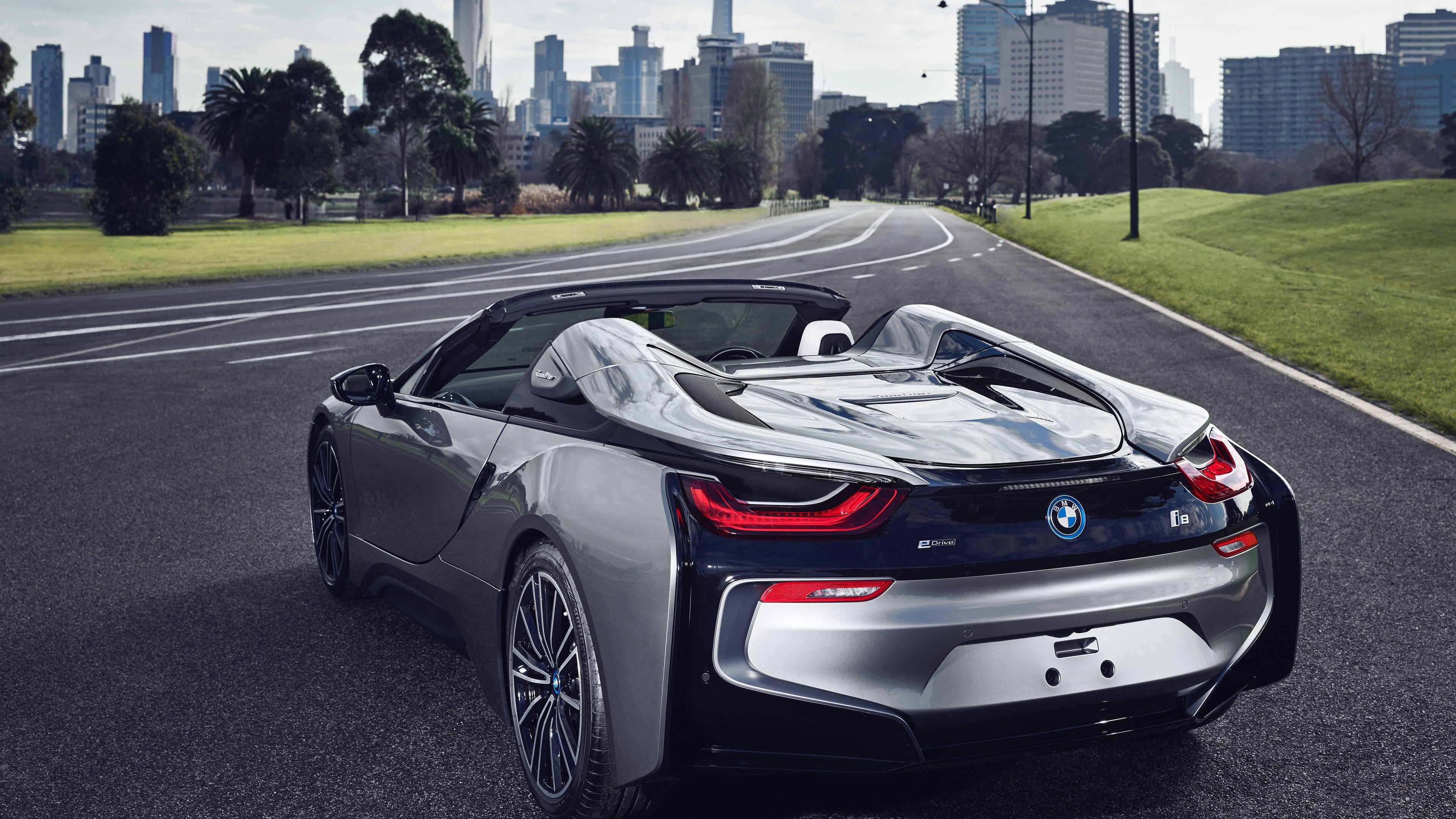 BMW I8 Roadster 2018 Rear HD Wallpaper