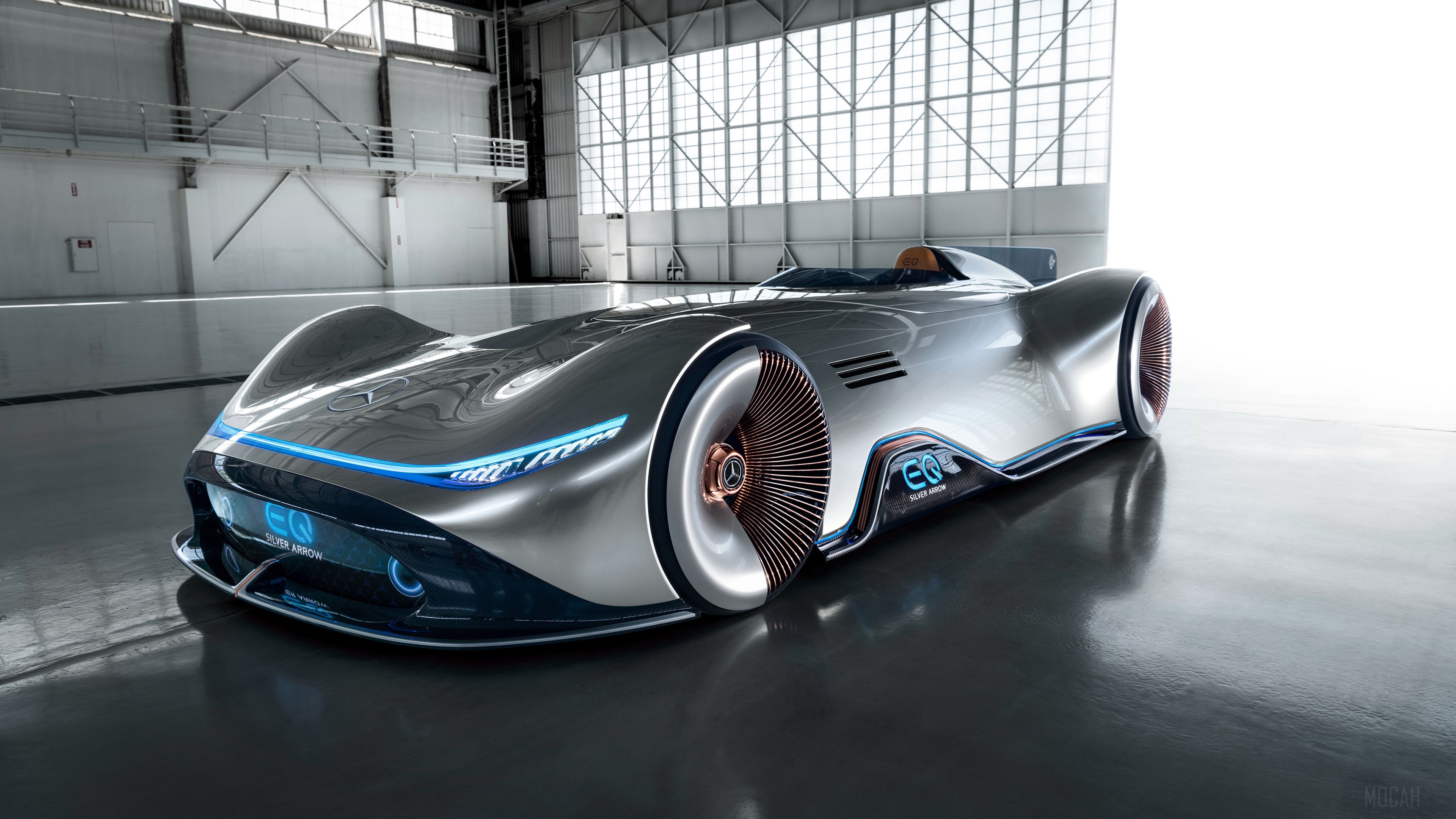 Mercedes Benz Vision EQ Silver Arrow 2018 HD Wallpaper