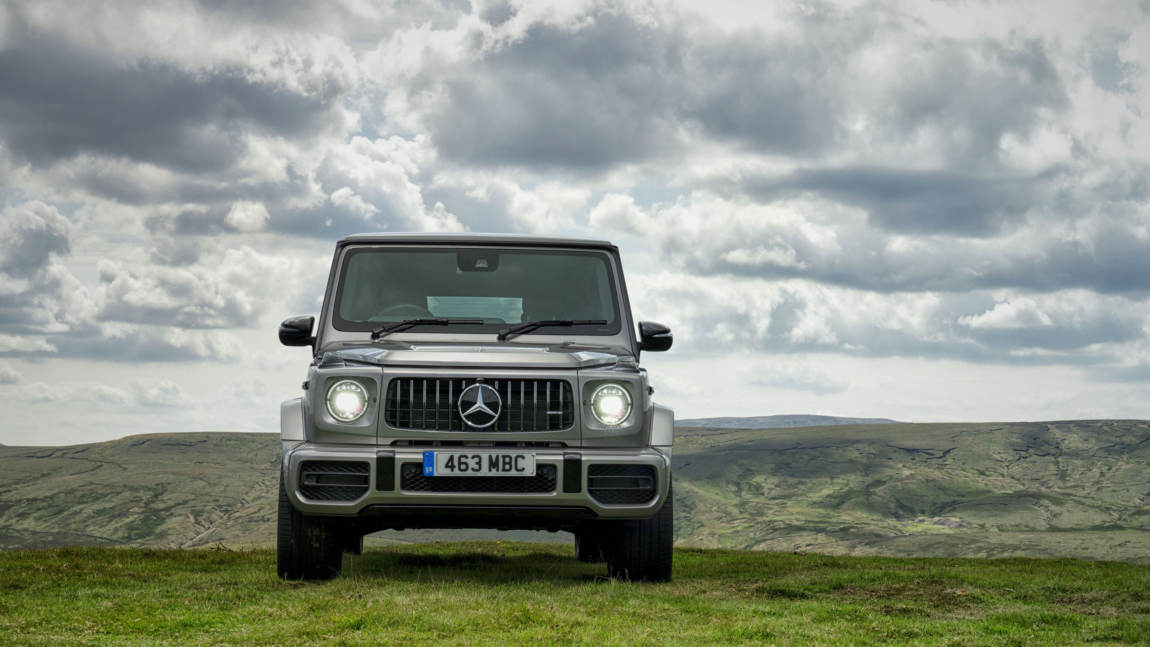 Mercedes G 63 2018 Front View HD Wallpaper