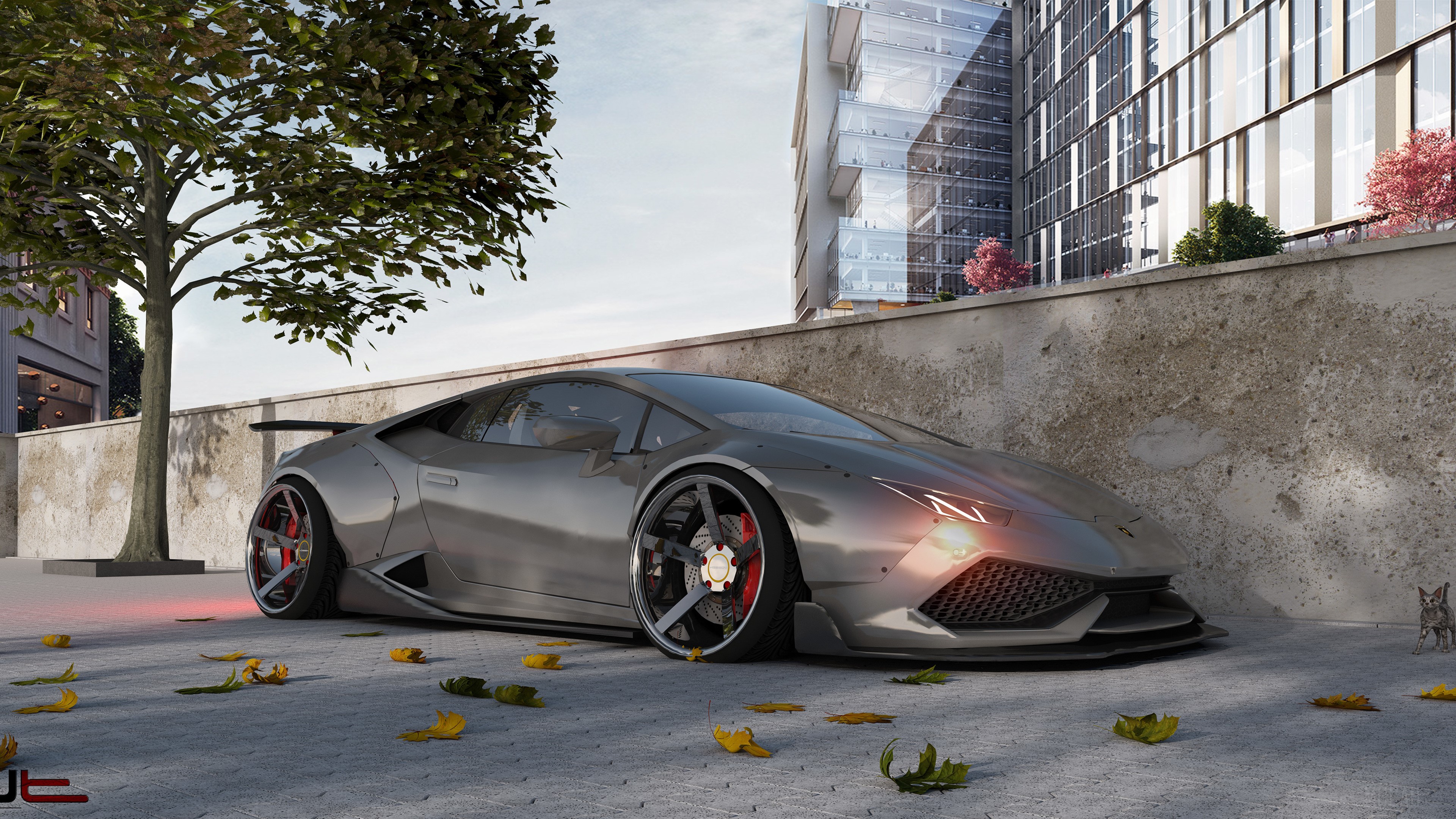 Lamborghini Aventador Roadster CGI HD Wallpaper