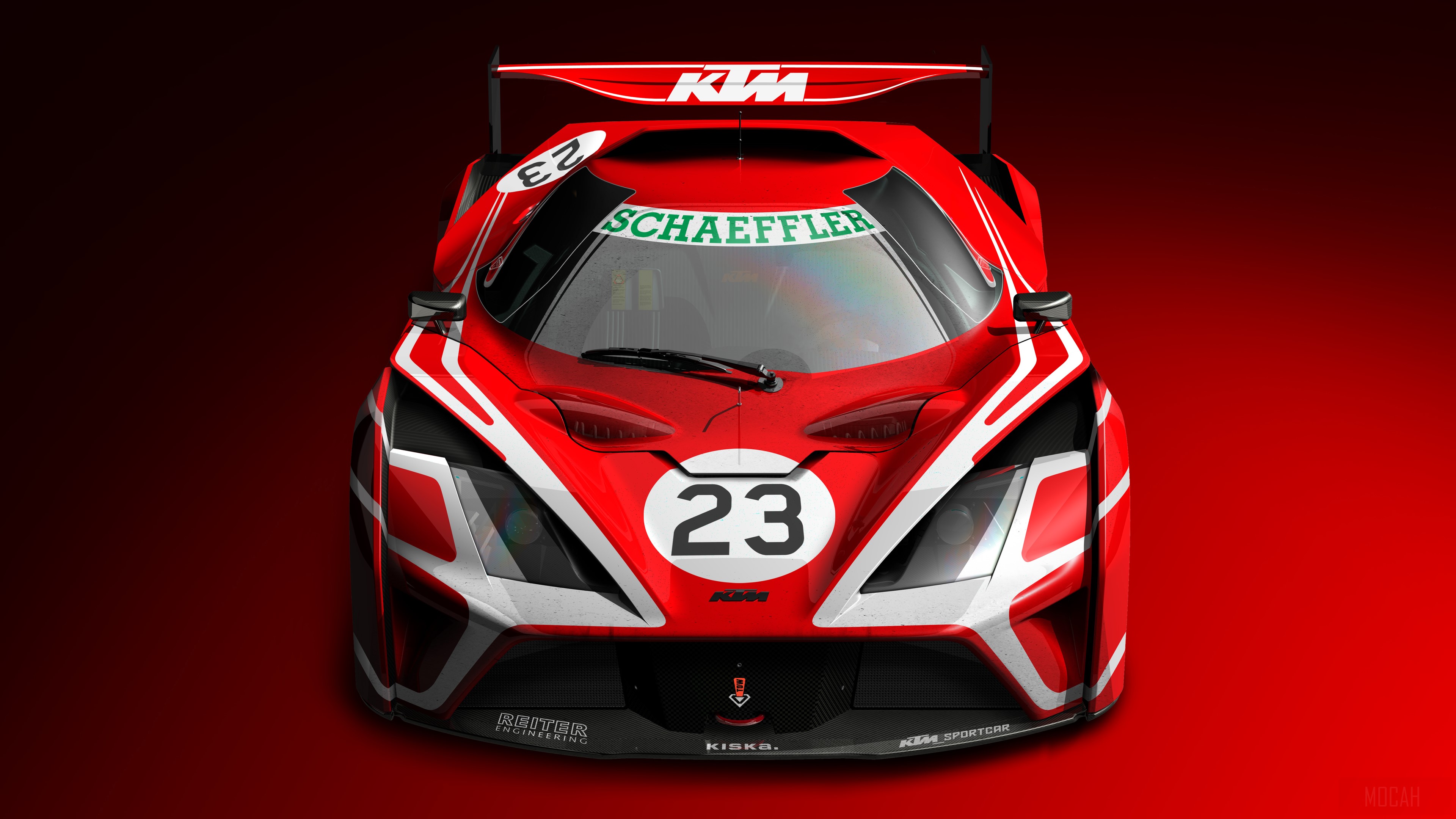 KTM X-Bow GT2 Race Car with Schaeffler Livery HD Wallpaper