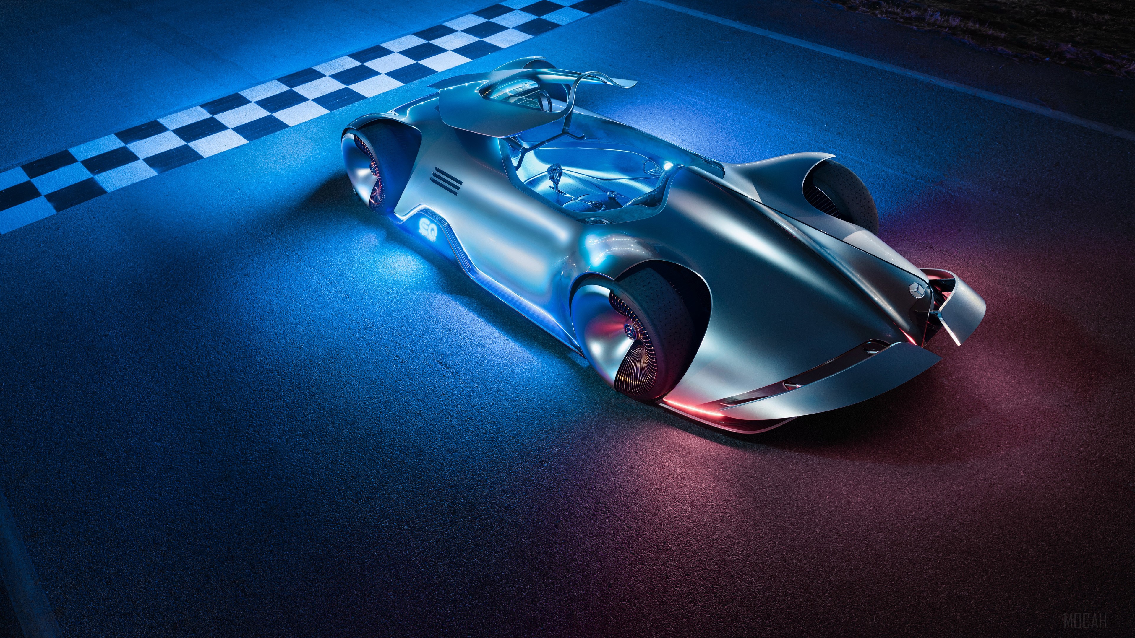 Mercedes Benz Vision EQ Silver Arrow 4K HD Wallpaper