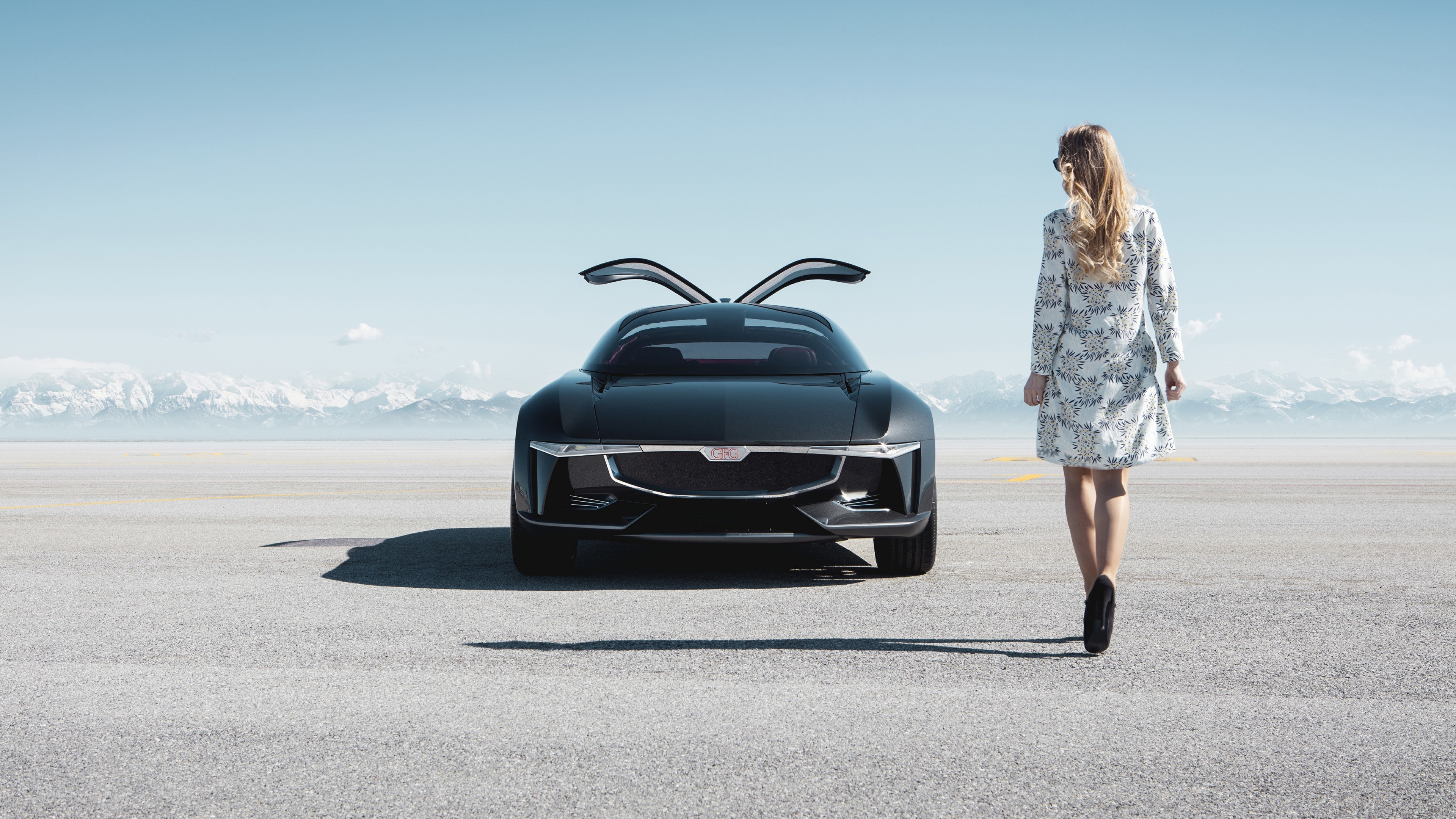 GFG Sibylla 2018 car with butterfly doors HD Wallpaper