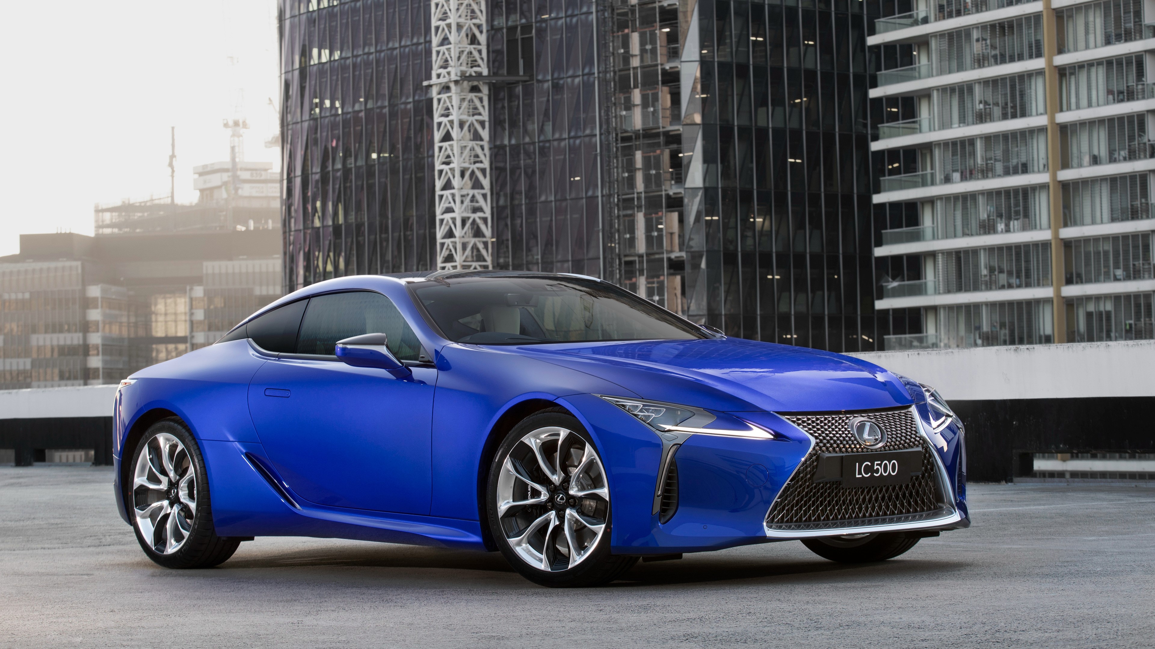 Blue 2018 Lexus LC 500 Limited Edition 4K HD Wallpaper