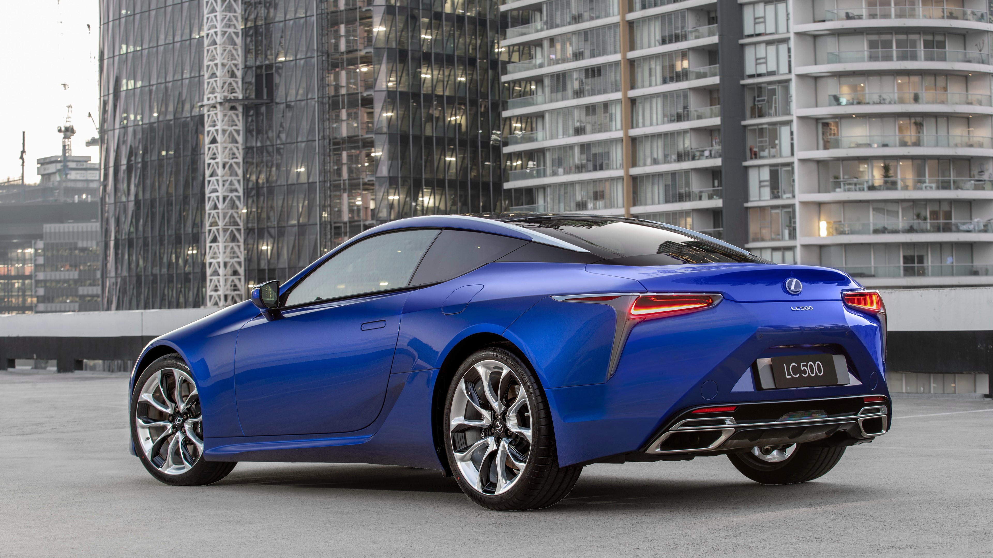 Blue 2018 Lexus LC 500 Limited Edition 4K HD Wallpaper