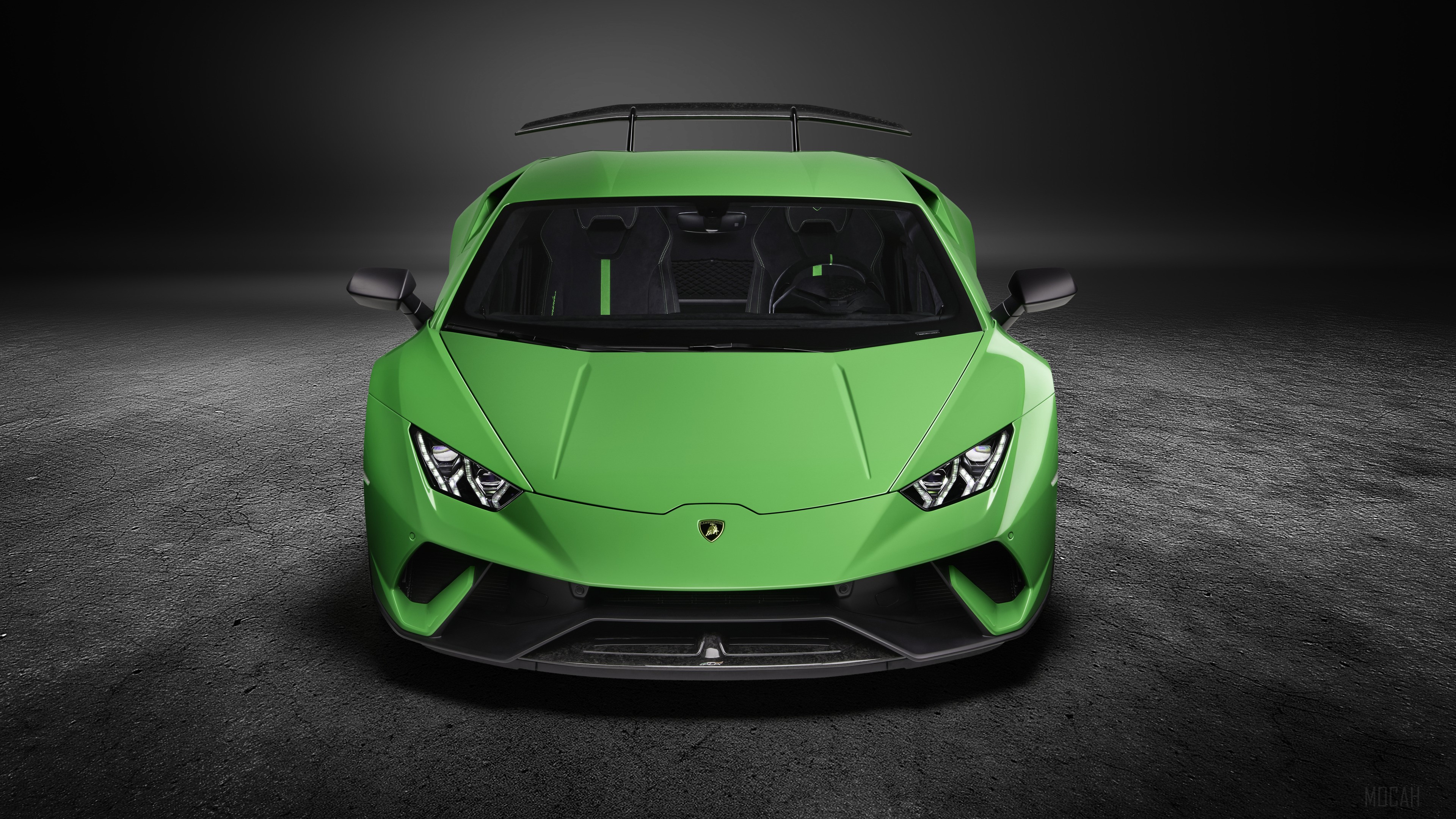 Green Lamborghini Huracan Performante 2019 4K HD Wallpaper