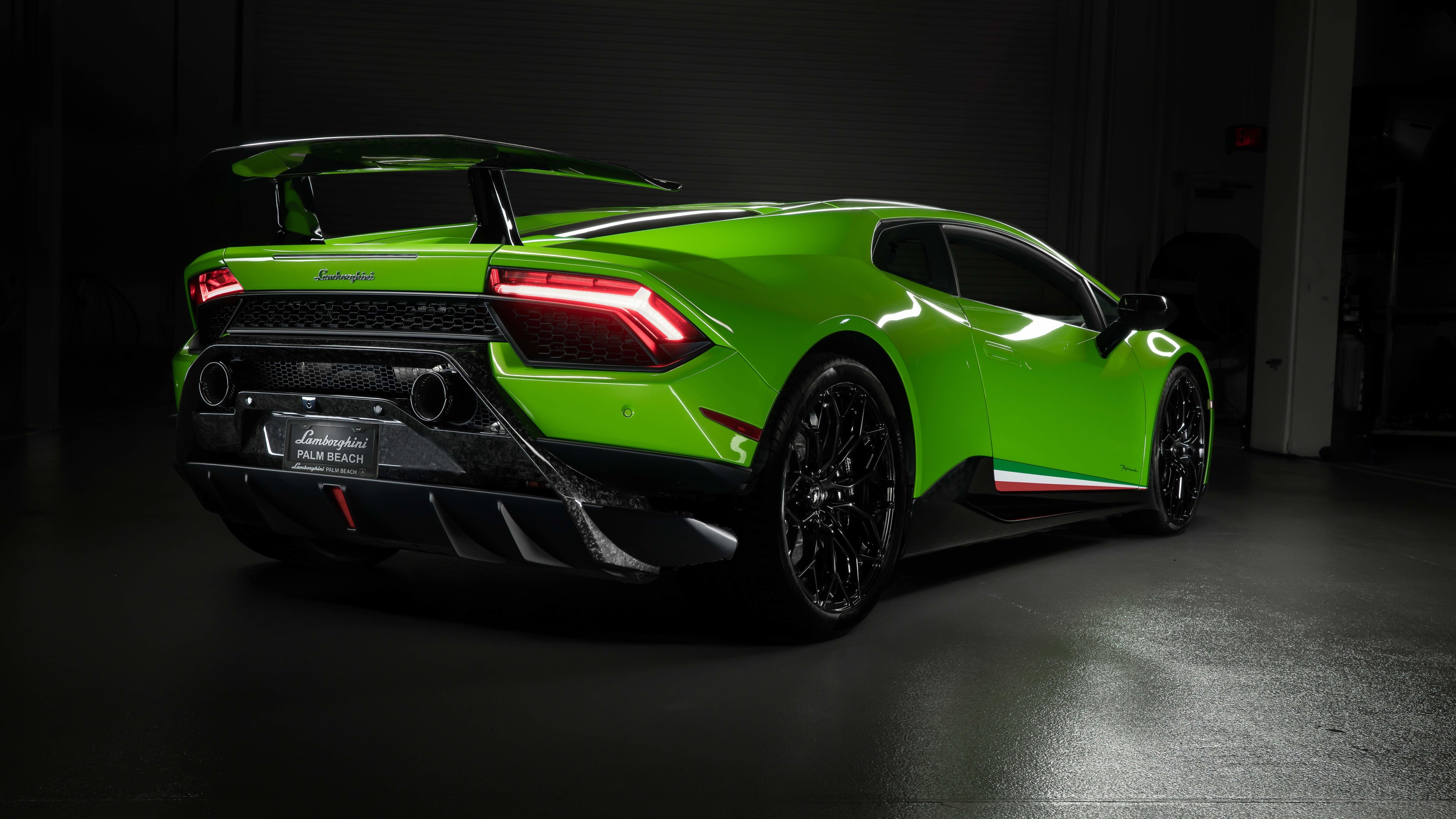 Lamborghini Huracan Performante 2019 Rear HD Wallpaper