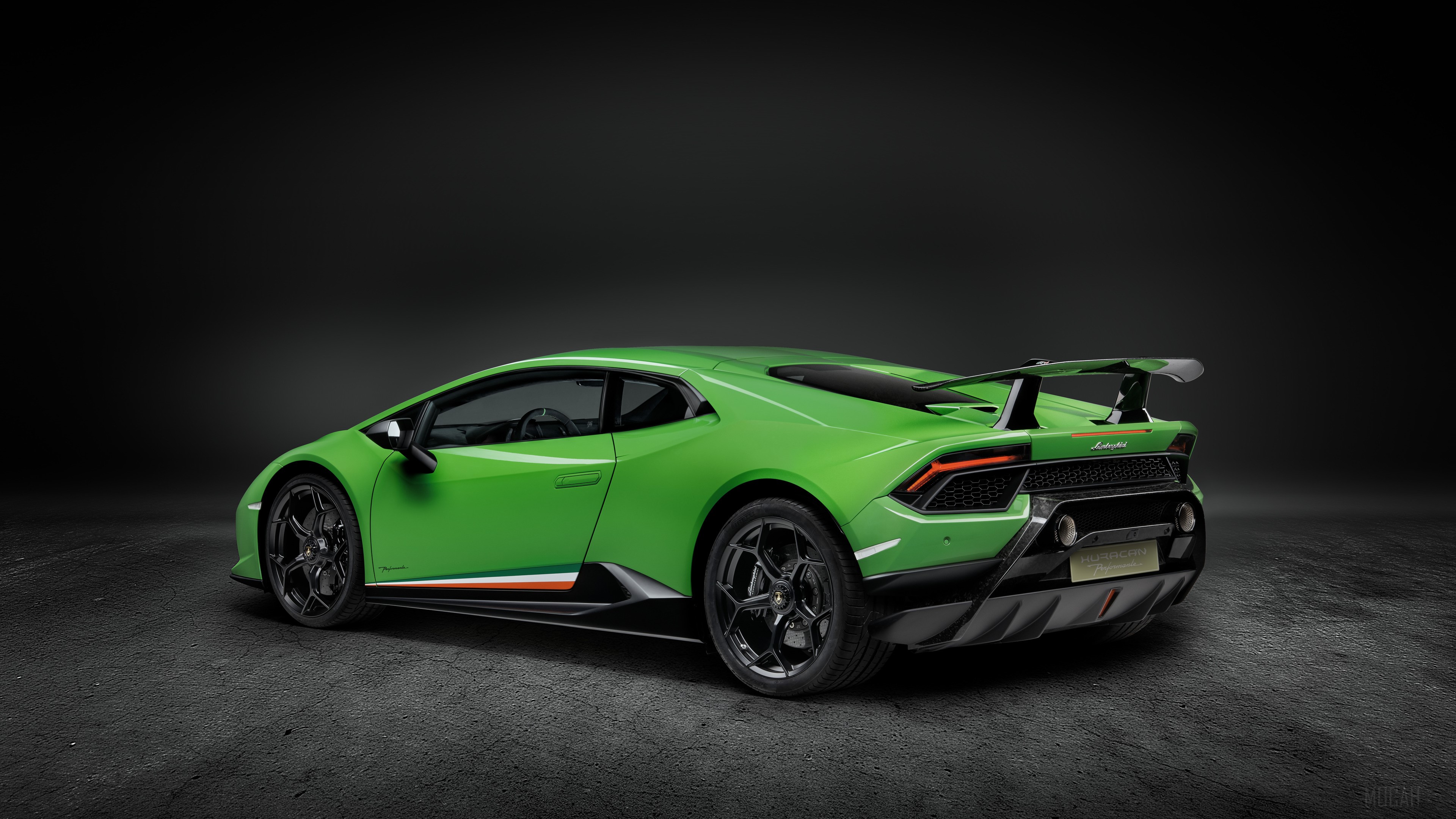 Lamborghini Huracan Performante 2019 Rear HD Wallpaper