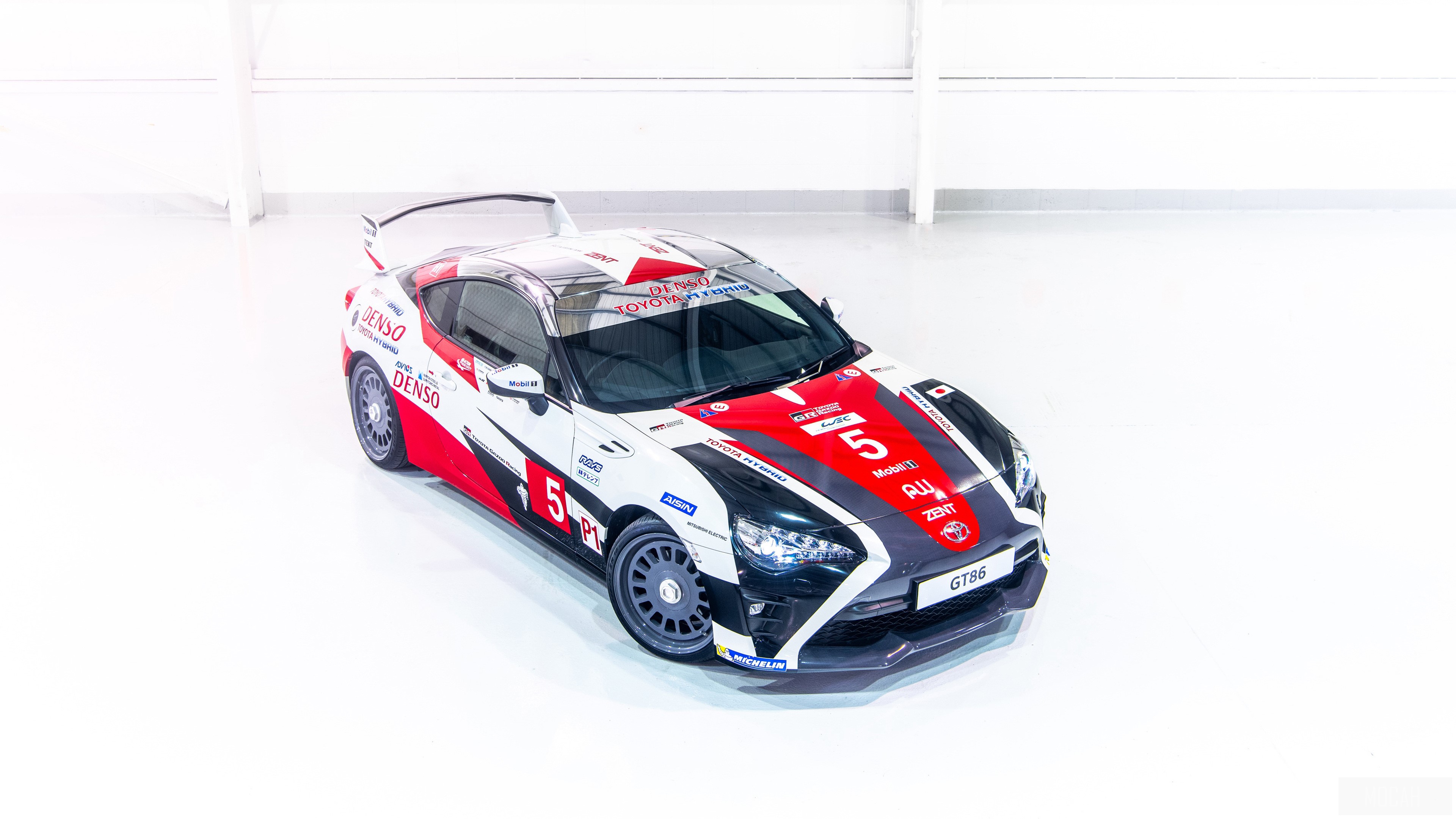 Toyota GT86 Tribute to TS050 Hybrid 2018 4K HD Wallpaper