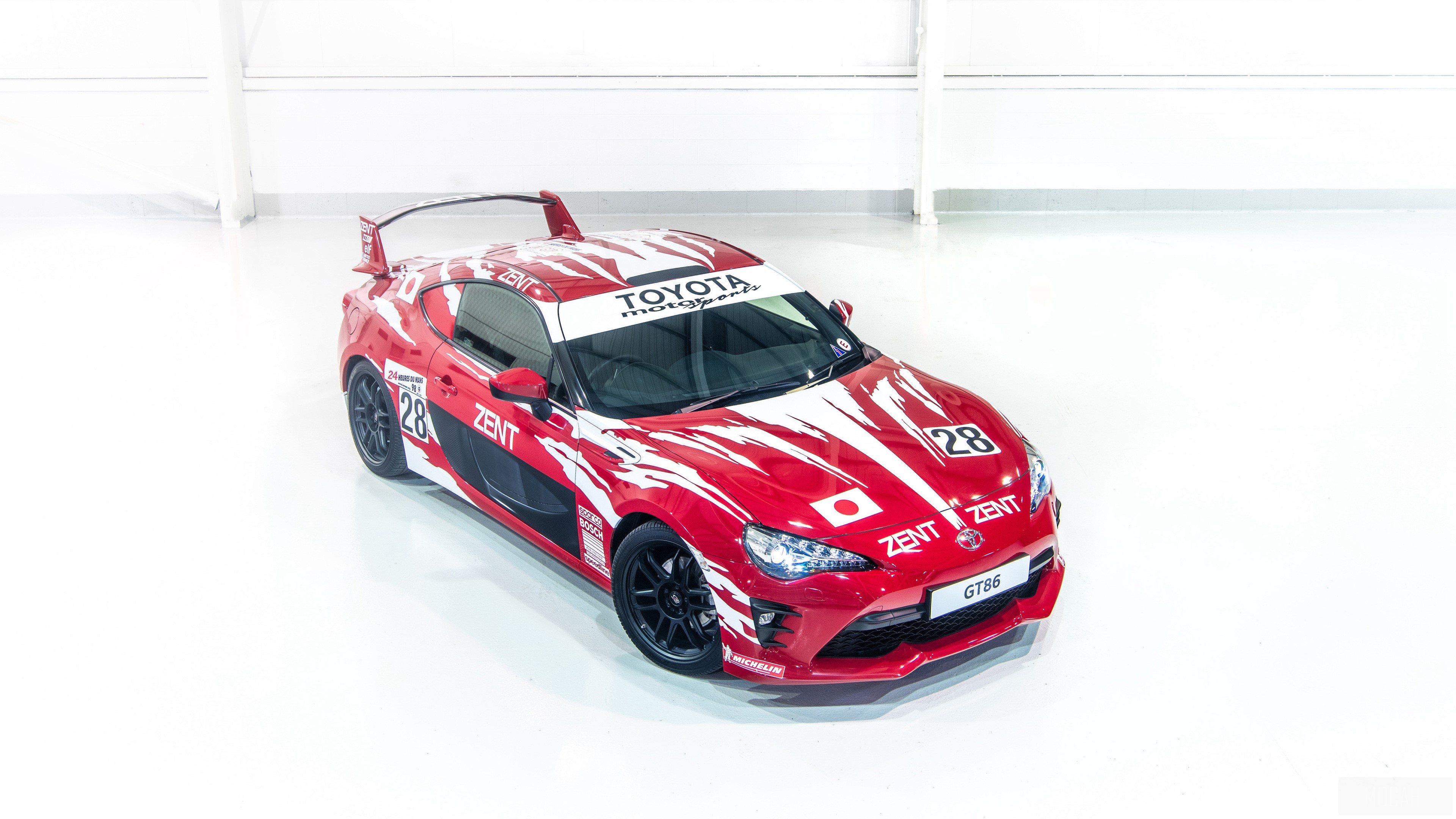 Toyota GT86 Tribute to Toyota TS020 4K HD Wallpaper
