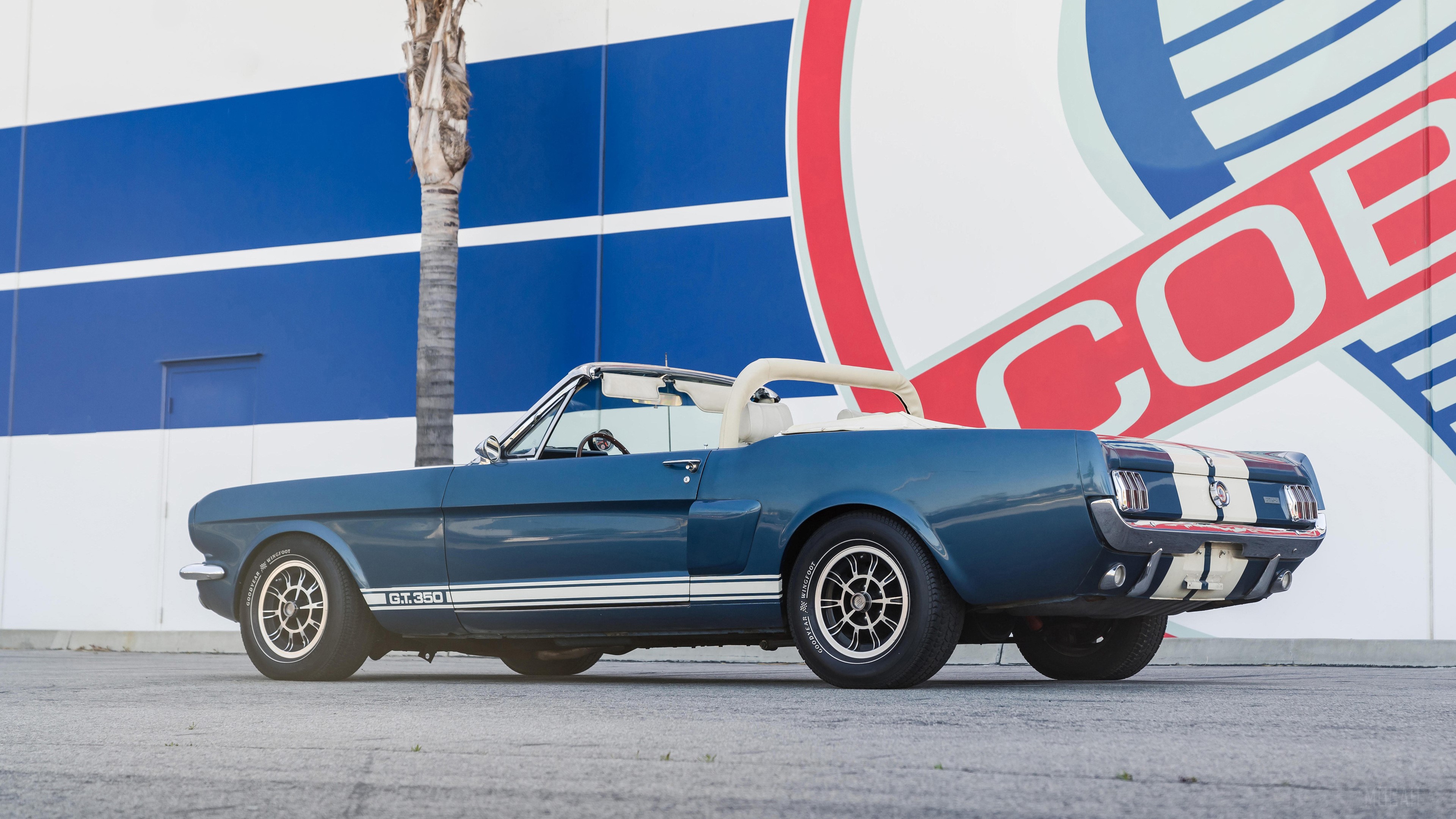 1966 Shelby GT350 Continuation Series Convertible 4k HD Wallpaper
