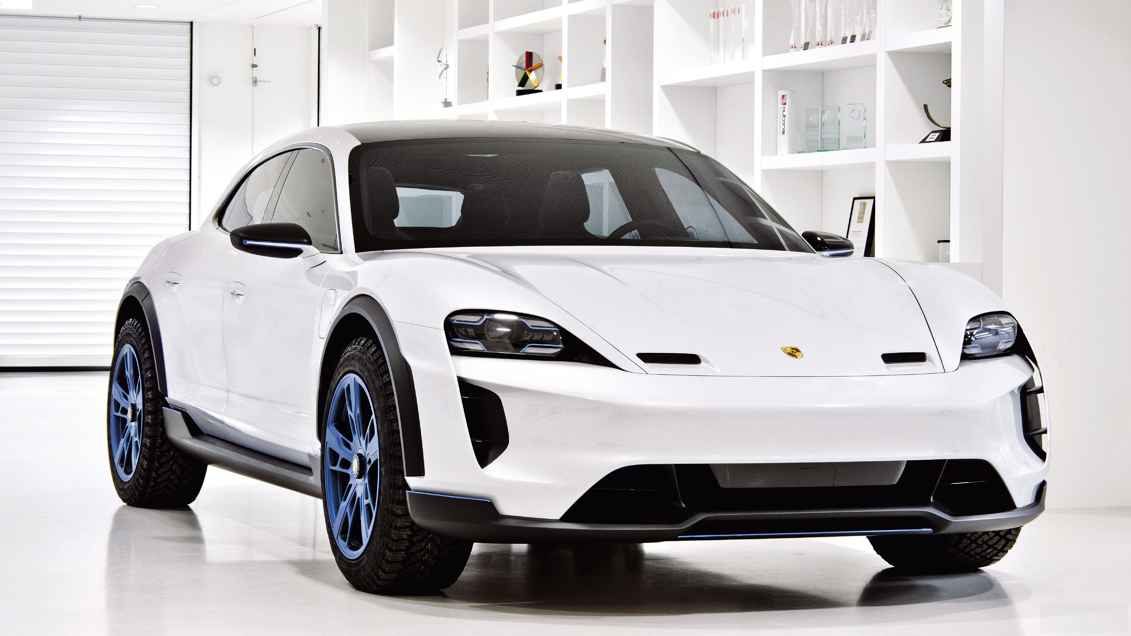 Porsche Mission E Cross Turismo 2018 HD Wallpaper