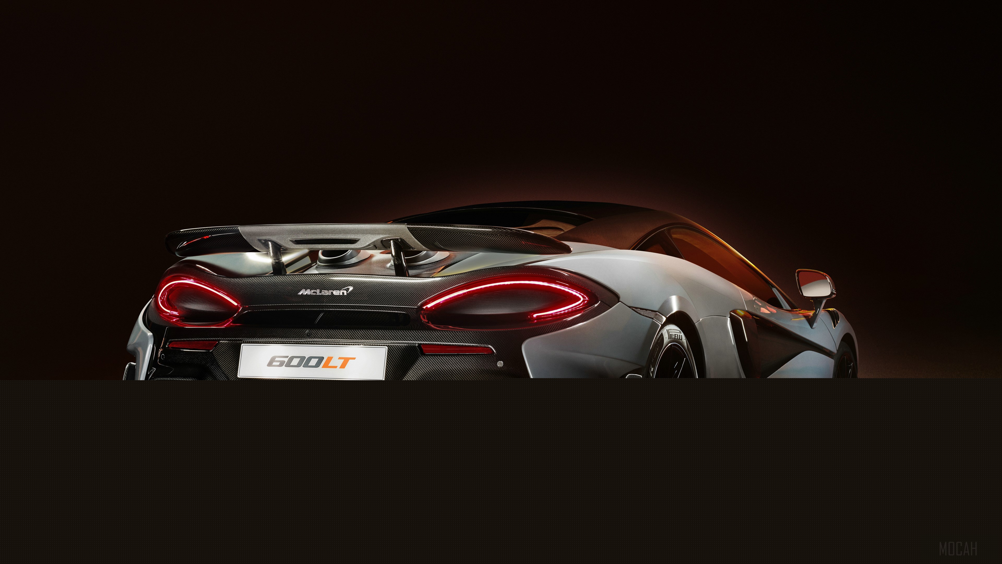McLaren 600LT 2018 Rear HD Wallpaper