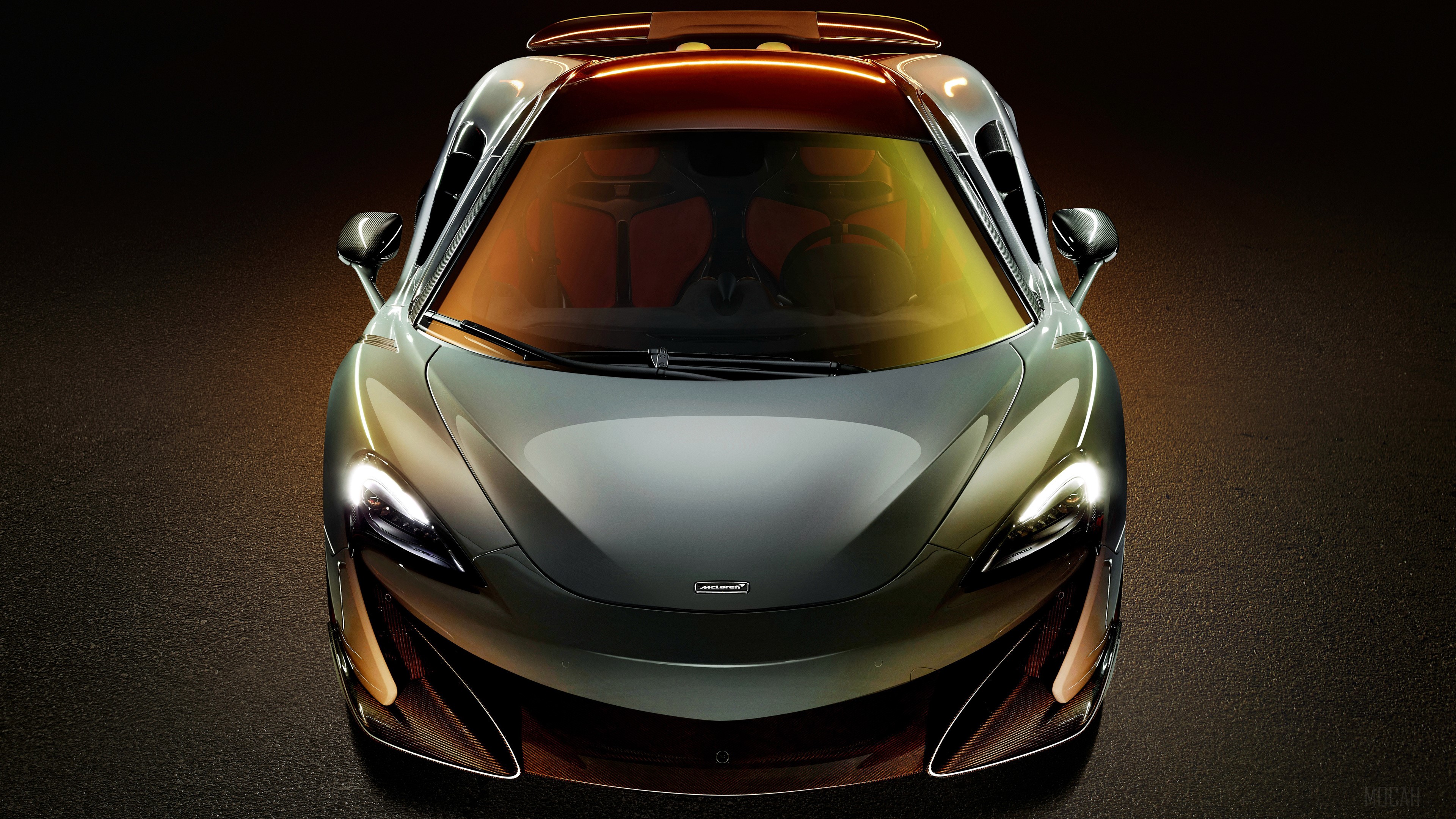 McLaren 600LT 2018 Front HD Wallpaper
