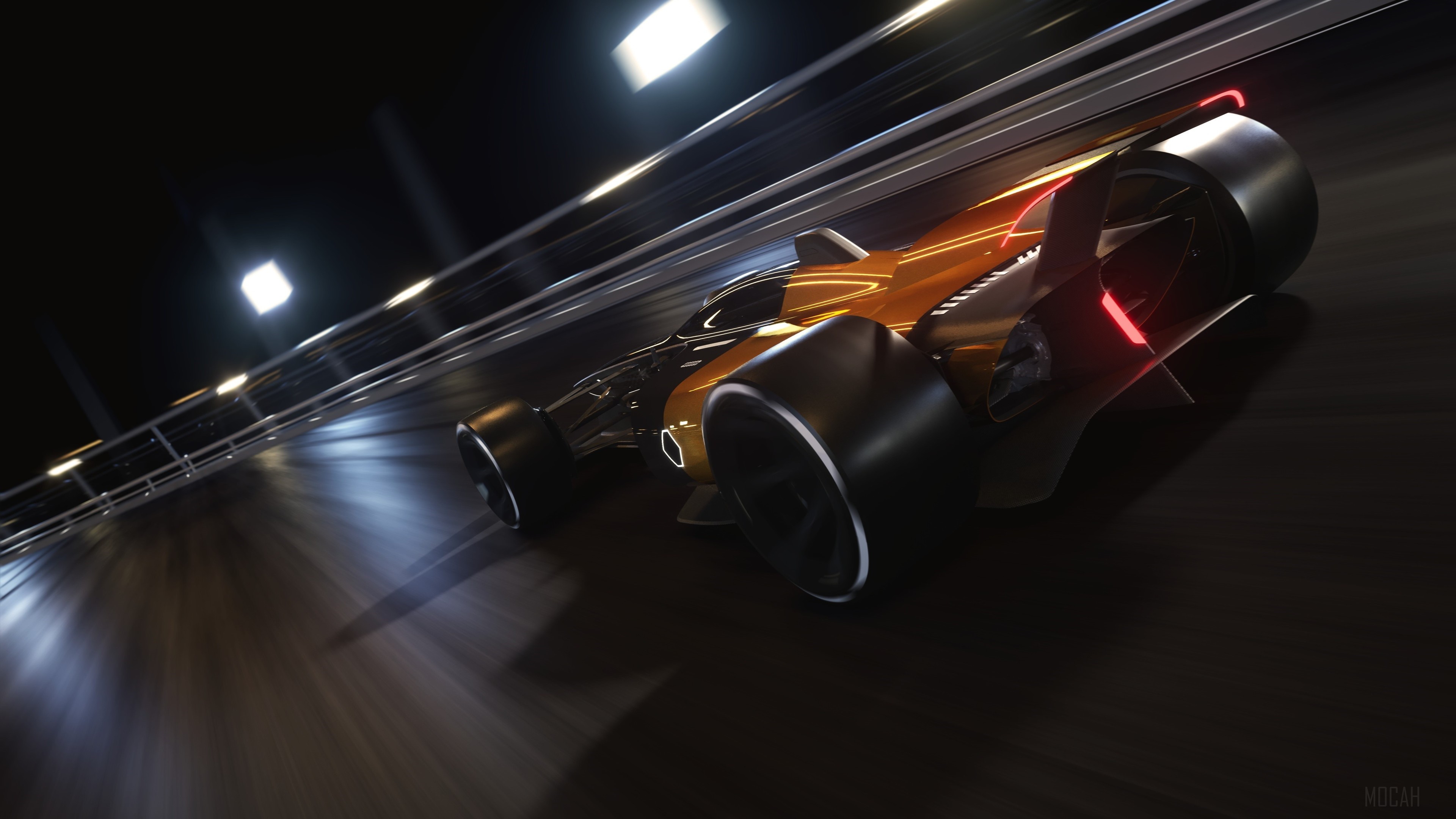 Renault RS 2027 Vision concept car rear view 4K HD Wallpaper