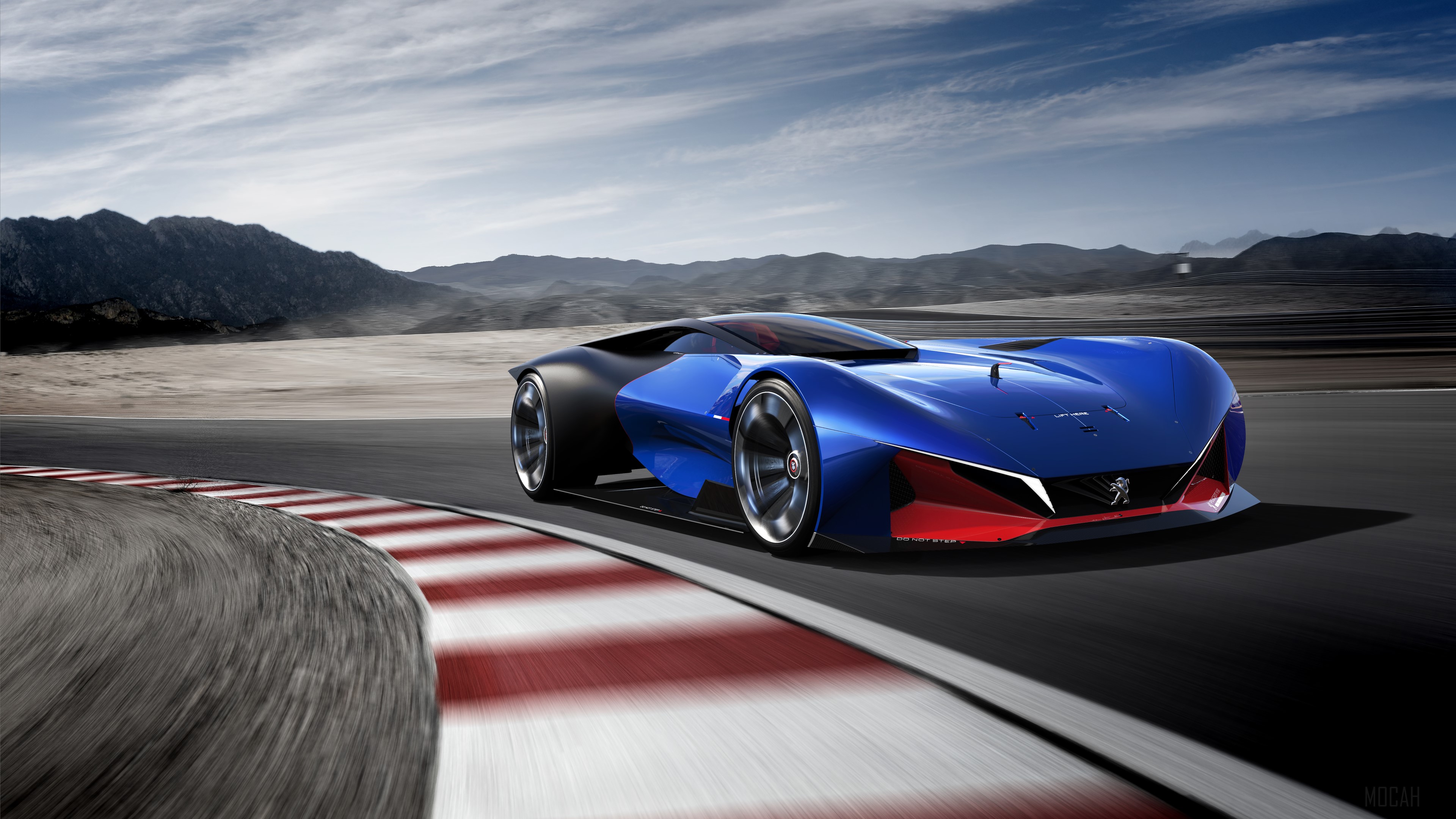 Peugeot L500 R Hybrid Racing Concept HD Wallpaper