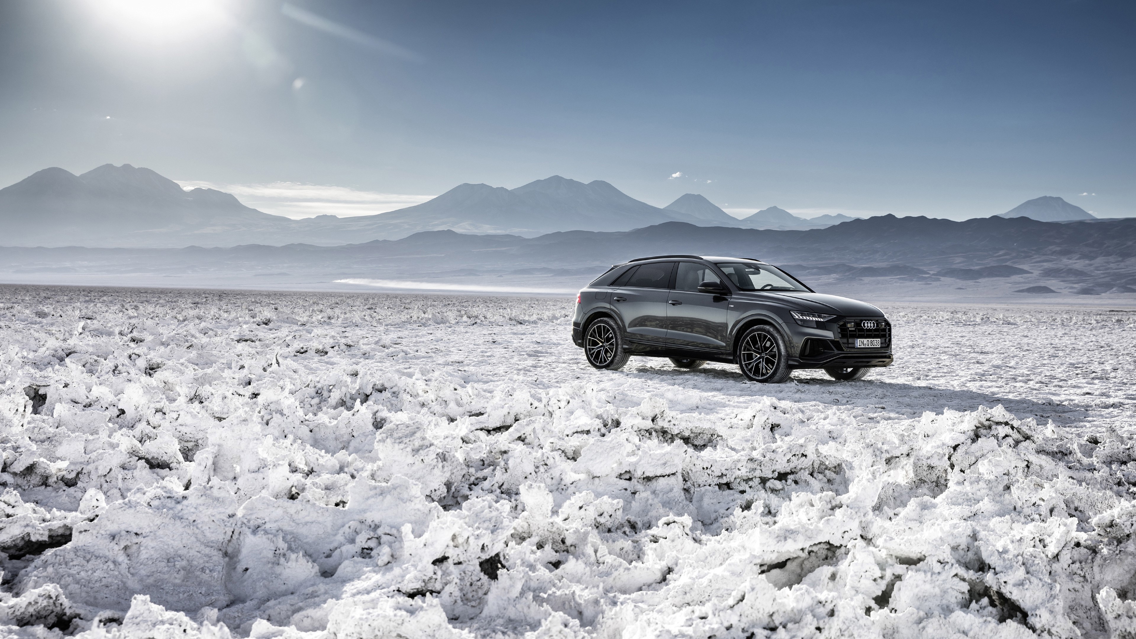 Audi Q8 55 TFSI Quattro S Line 2018 4K HD Wallpaper