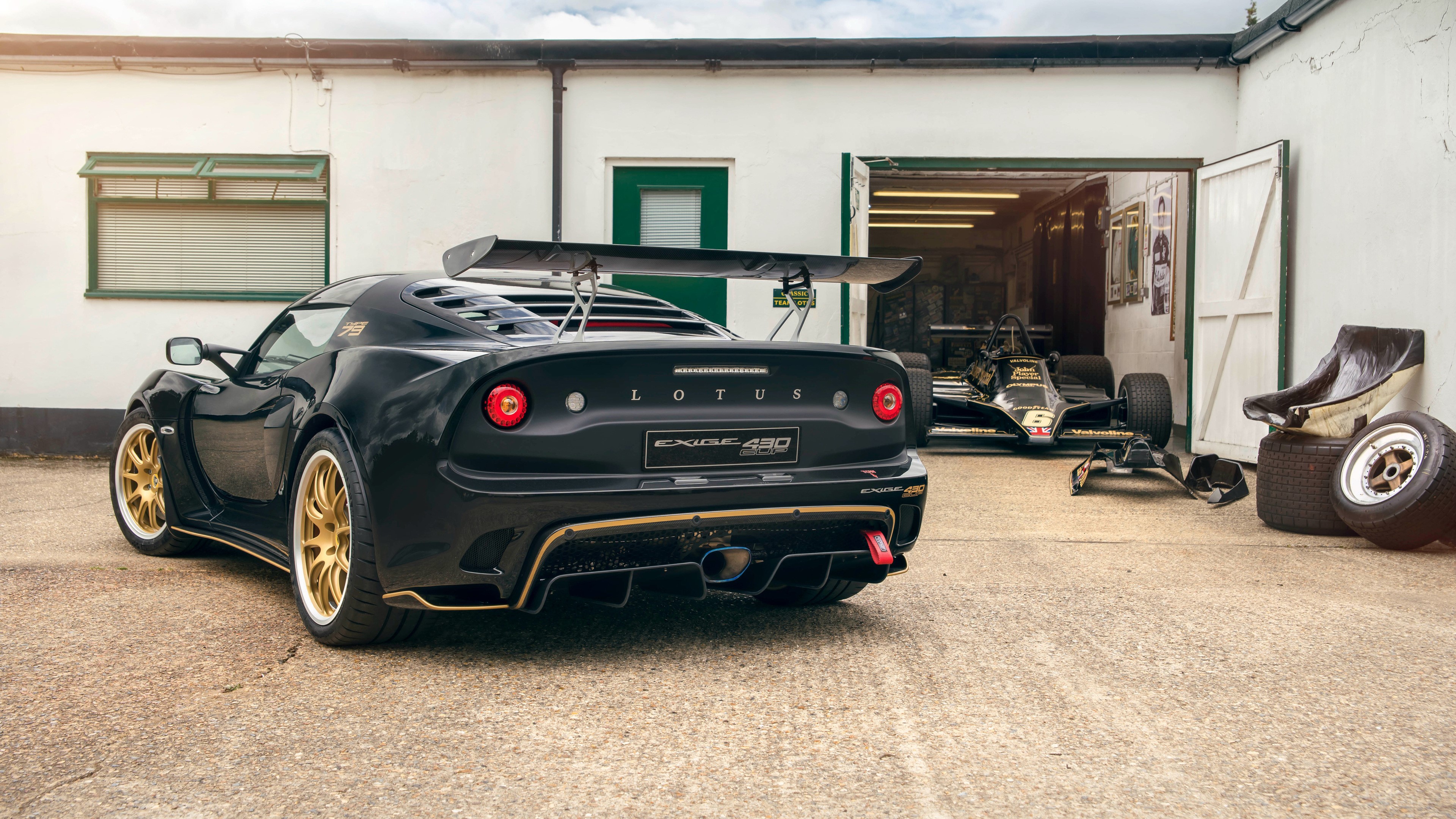 Lotus Exige Cup 430 2018 Rear View HD Wallpaper