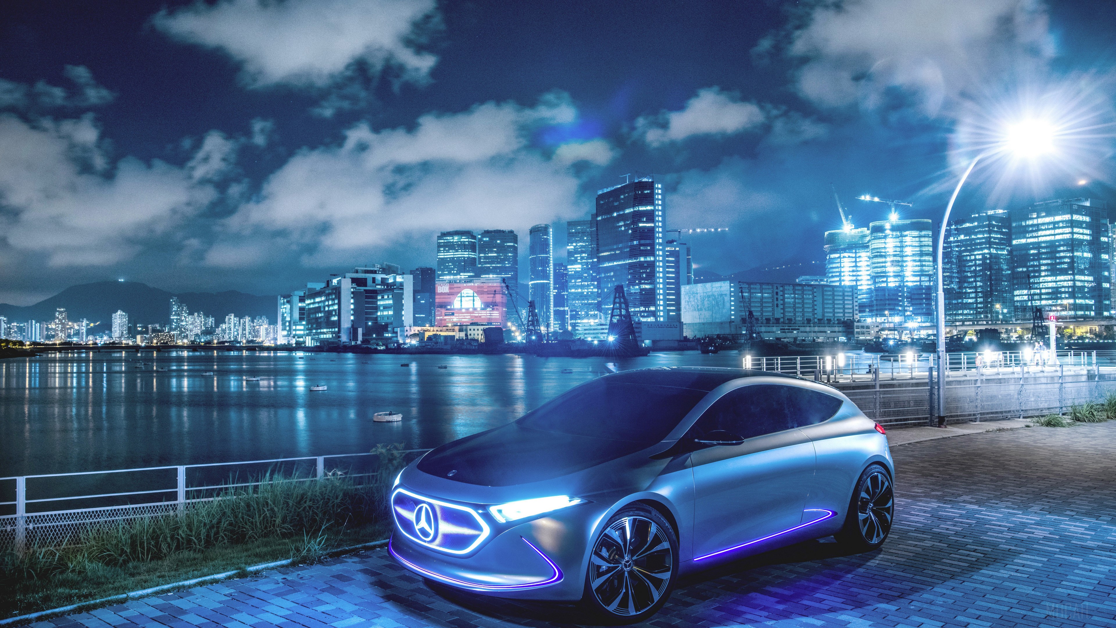 Mercedes Benz Concept EQA HD Wallpaper