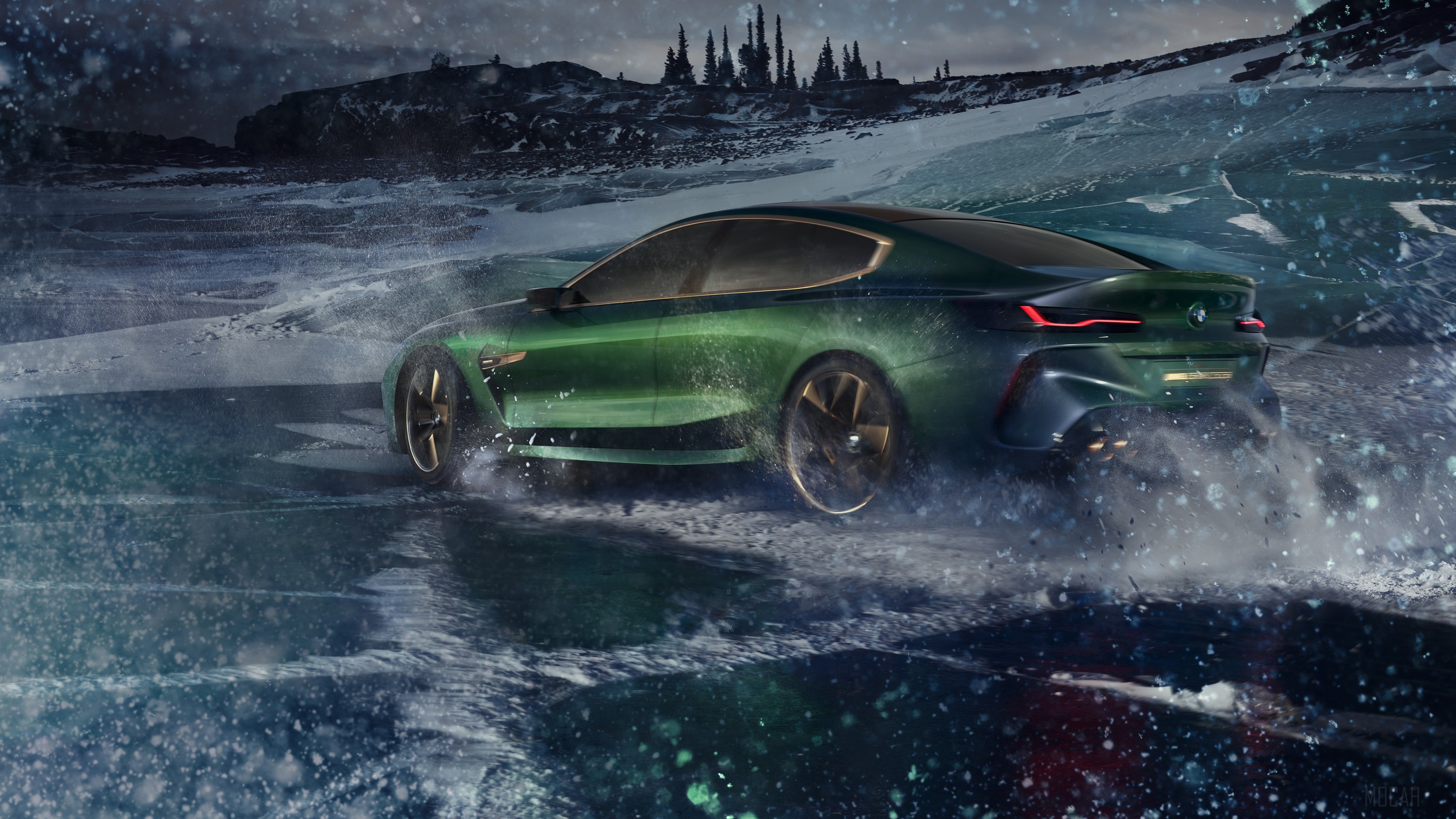 Bmw Concept M8 Gran Coupe HD Wallpaper
