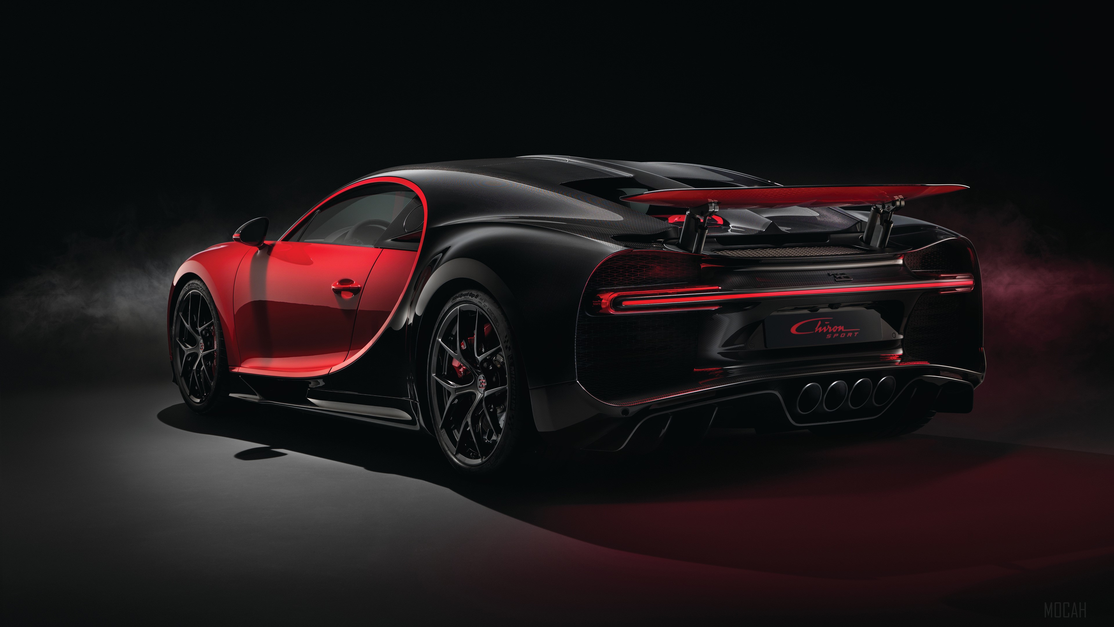2018 Bugatti Chiron Sport Rear View 4K HD Wallpaper