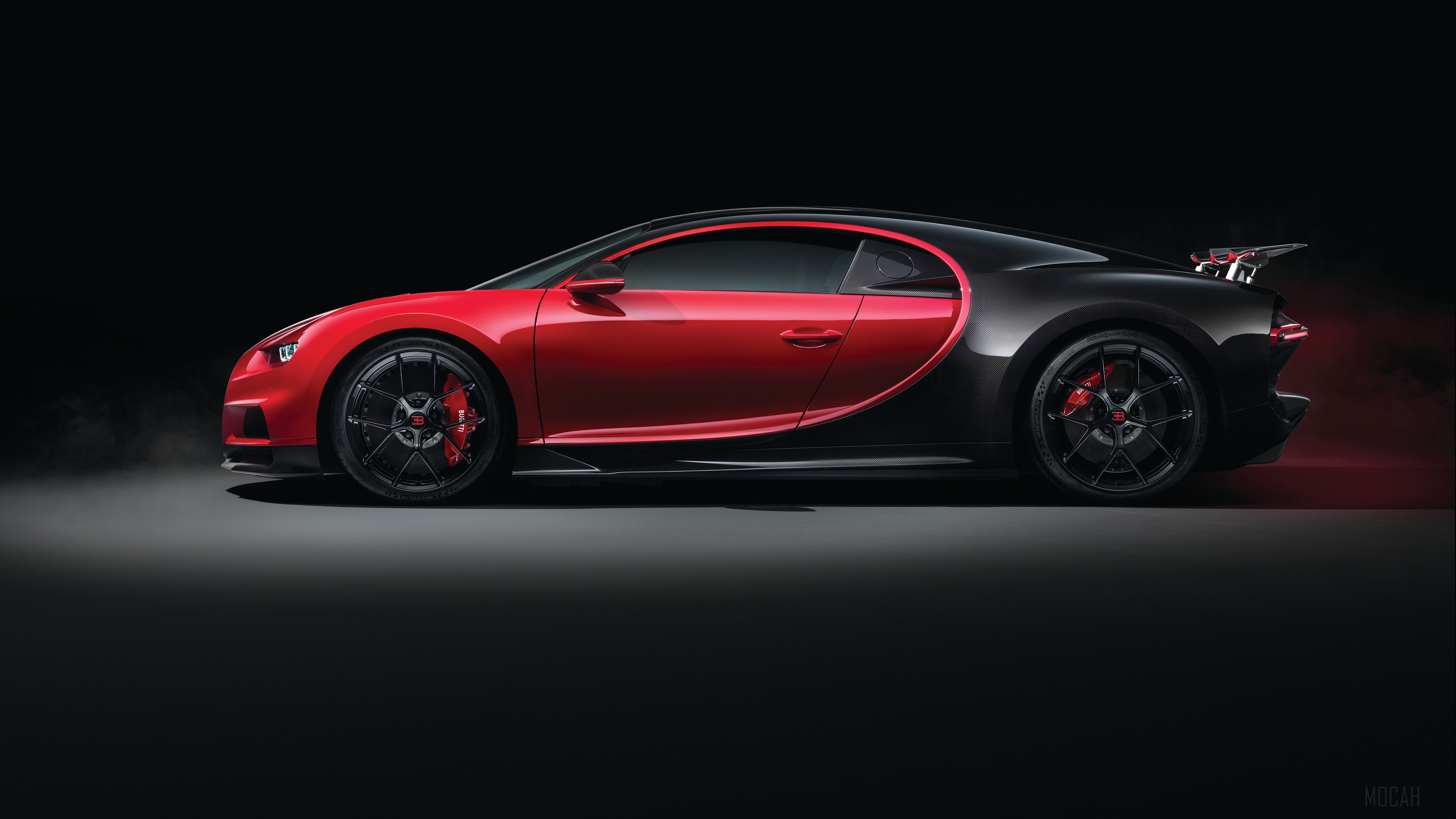 Bugatti Chiron Side View HD Wallpaper