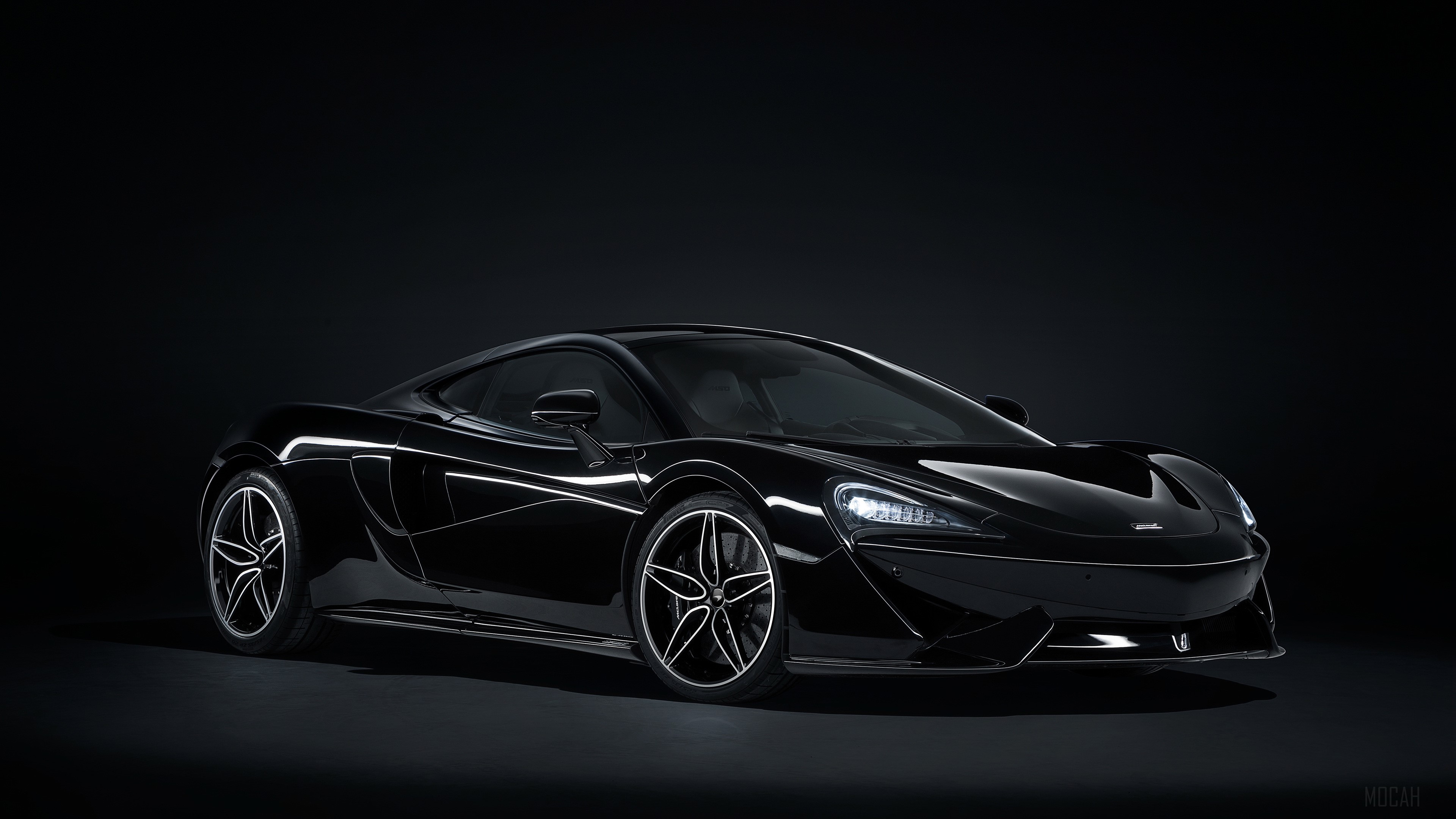 McLaren 570GT MSO Black Collection 2018 HD Wallpaper