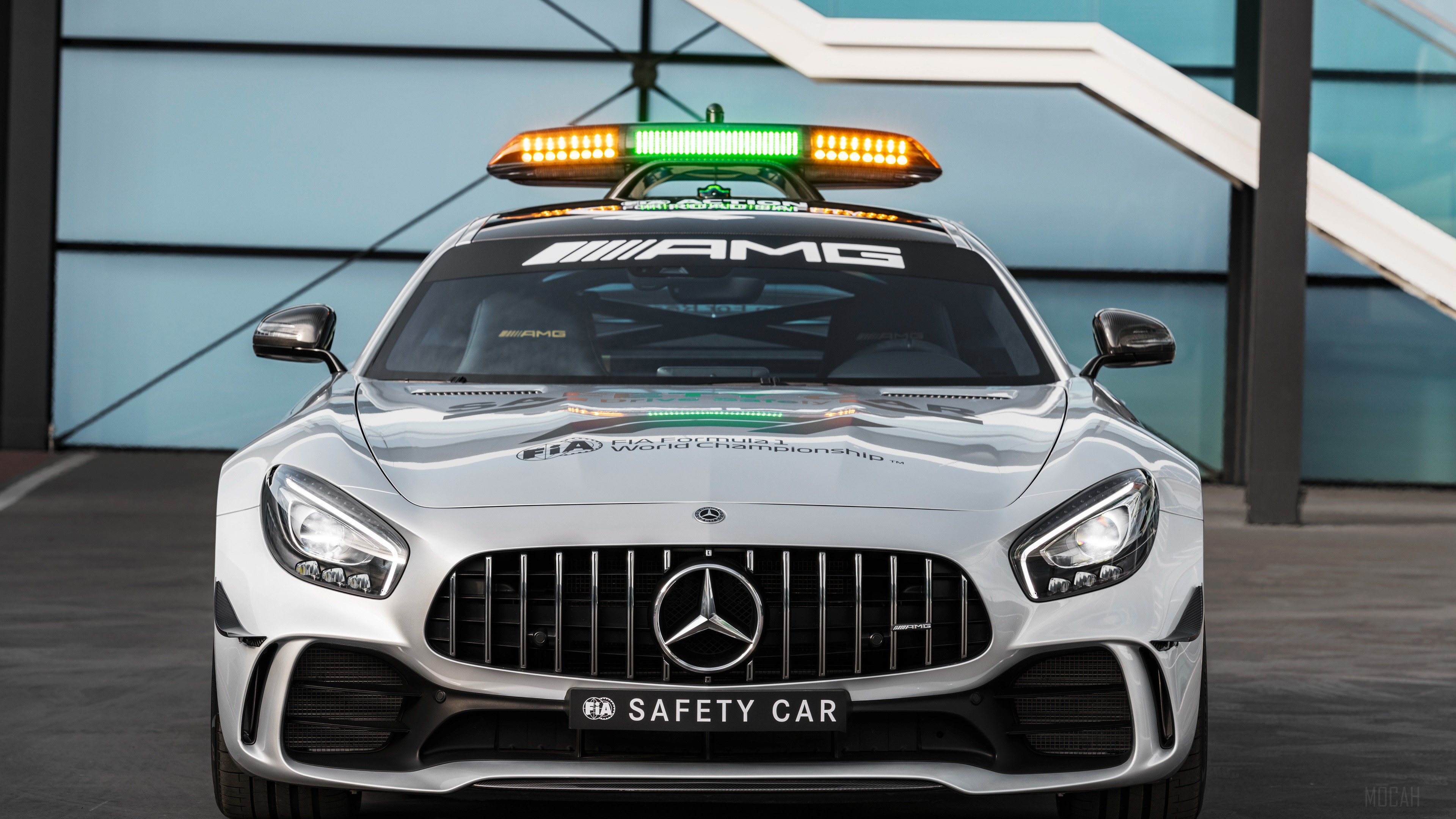 Mercedes-AMG GT R F1 Safety Car 2018 4K HD Wallpaper