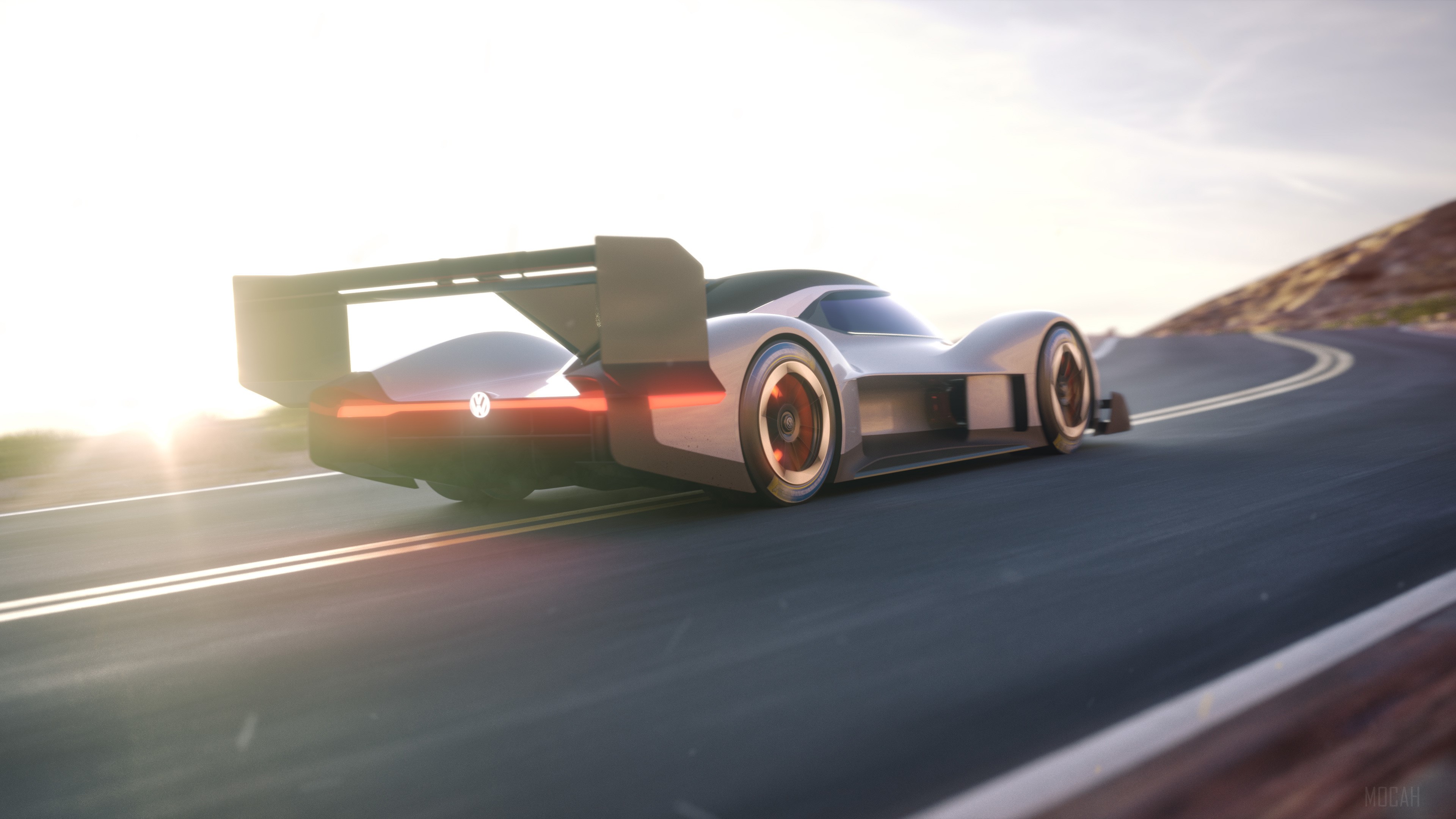 Volkswagen I.D. R Pikes Peak 2018 Rear 4K HD Wallpaper
