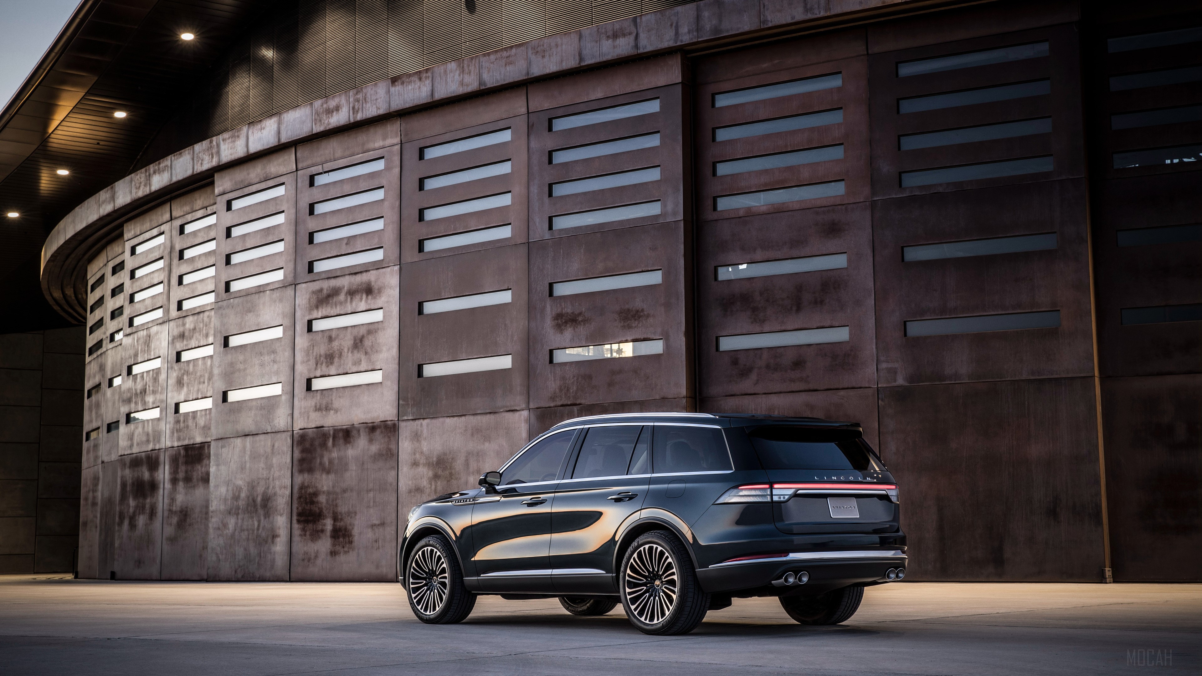 Lincoln Aviator 2018 Rear HD Wallpaper