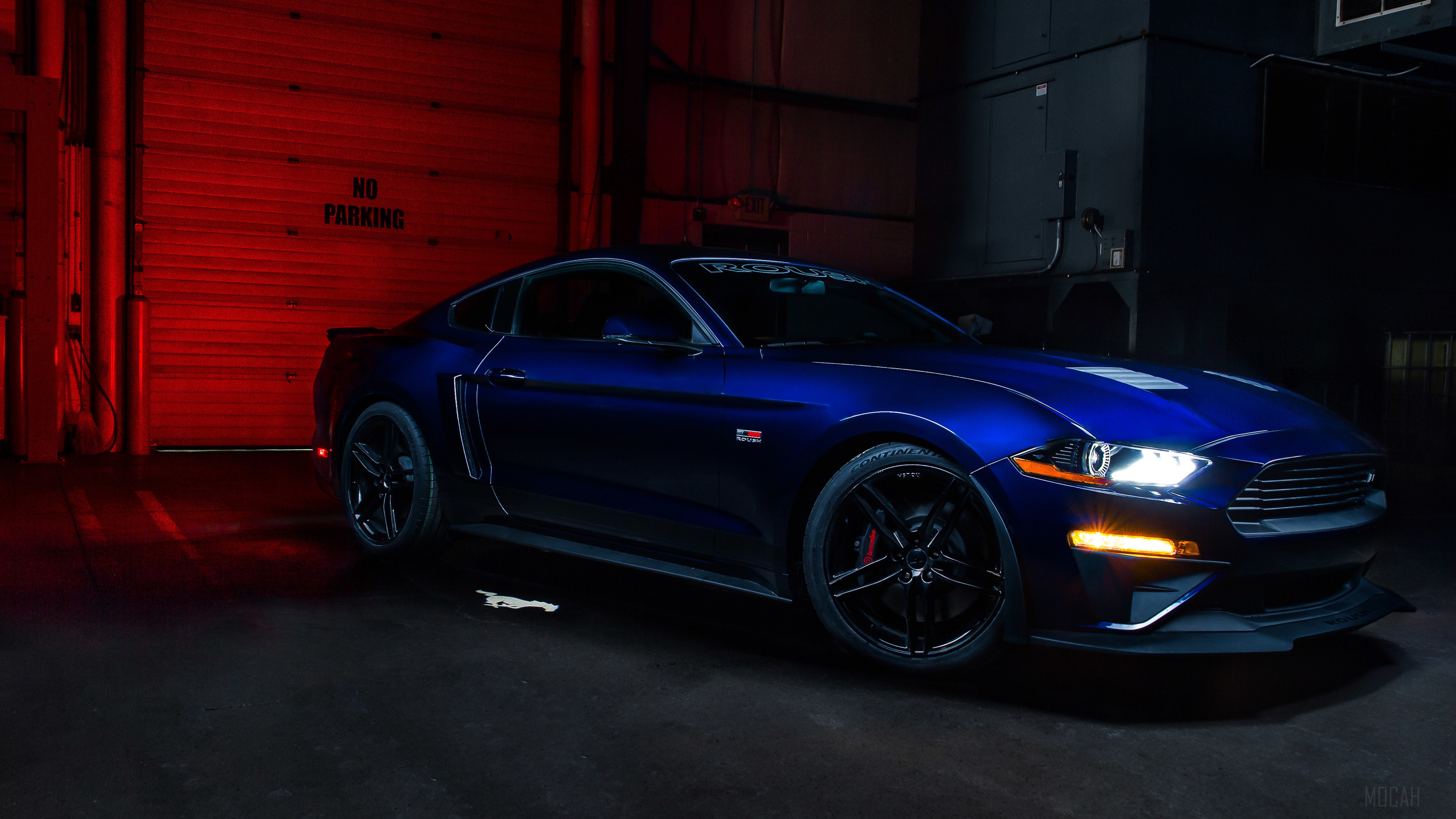 2018 Roush RS2 Blue Car HD Wallpaper