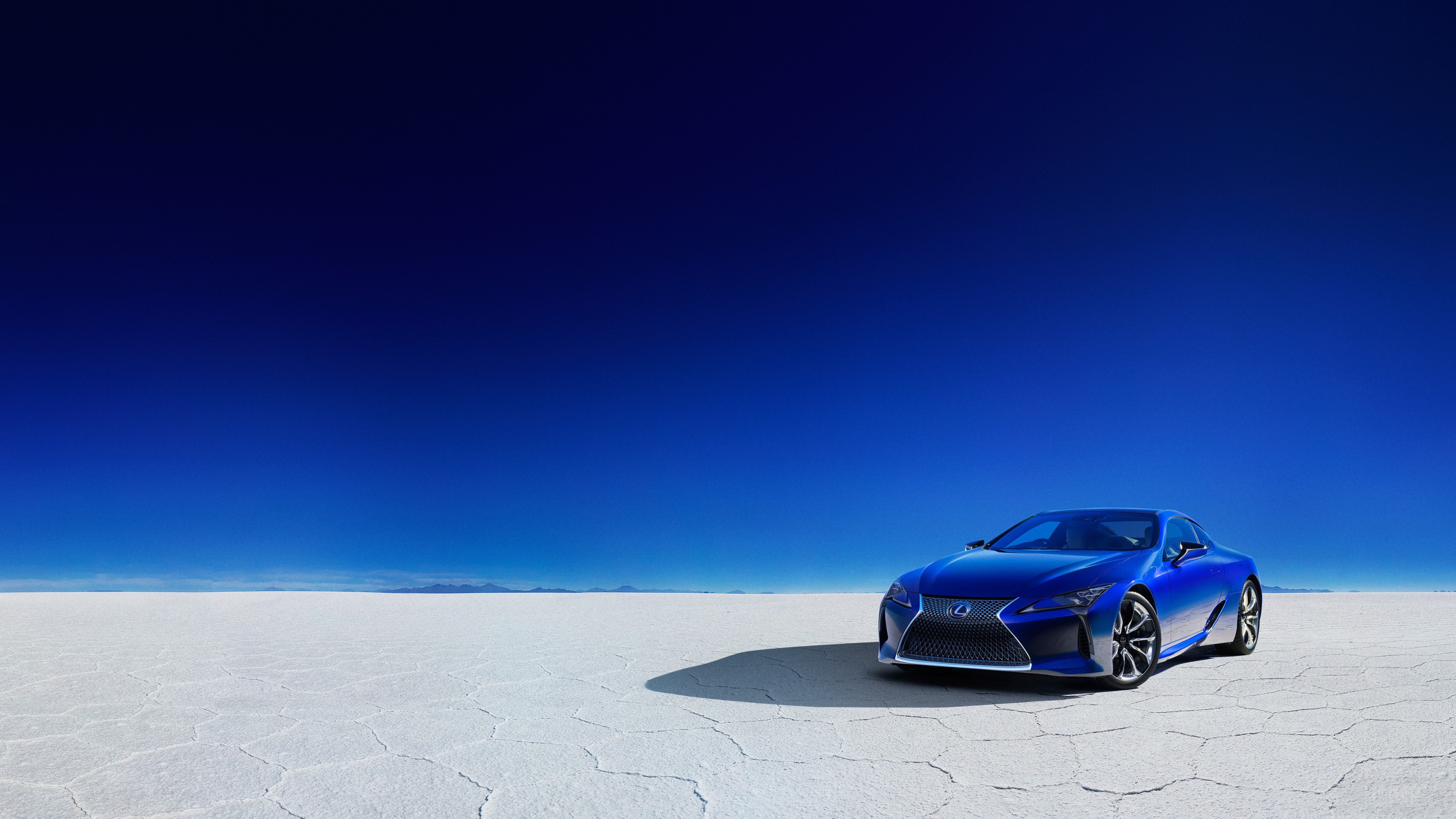 2018 Lexus LC 500h Structural Blue 4K HD Wallpaper